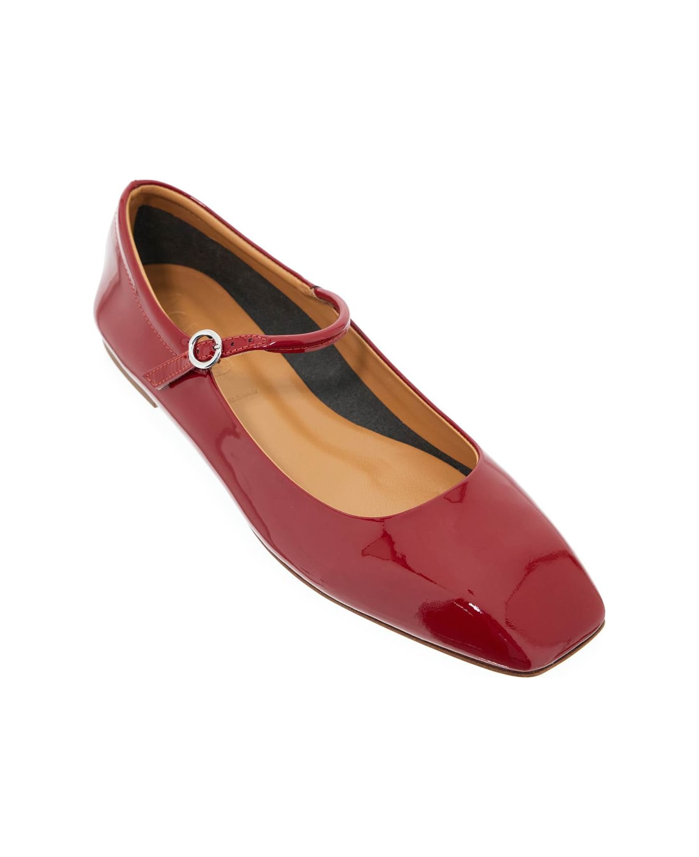 aeyde Uma Ballet Fl - CRANBERRY (Red)