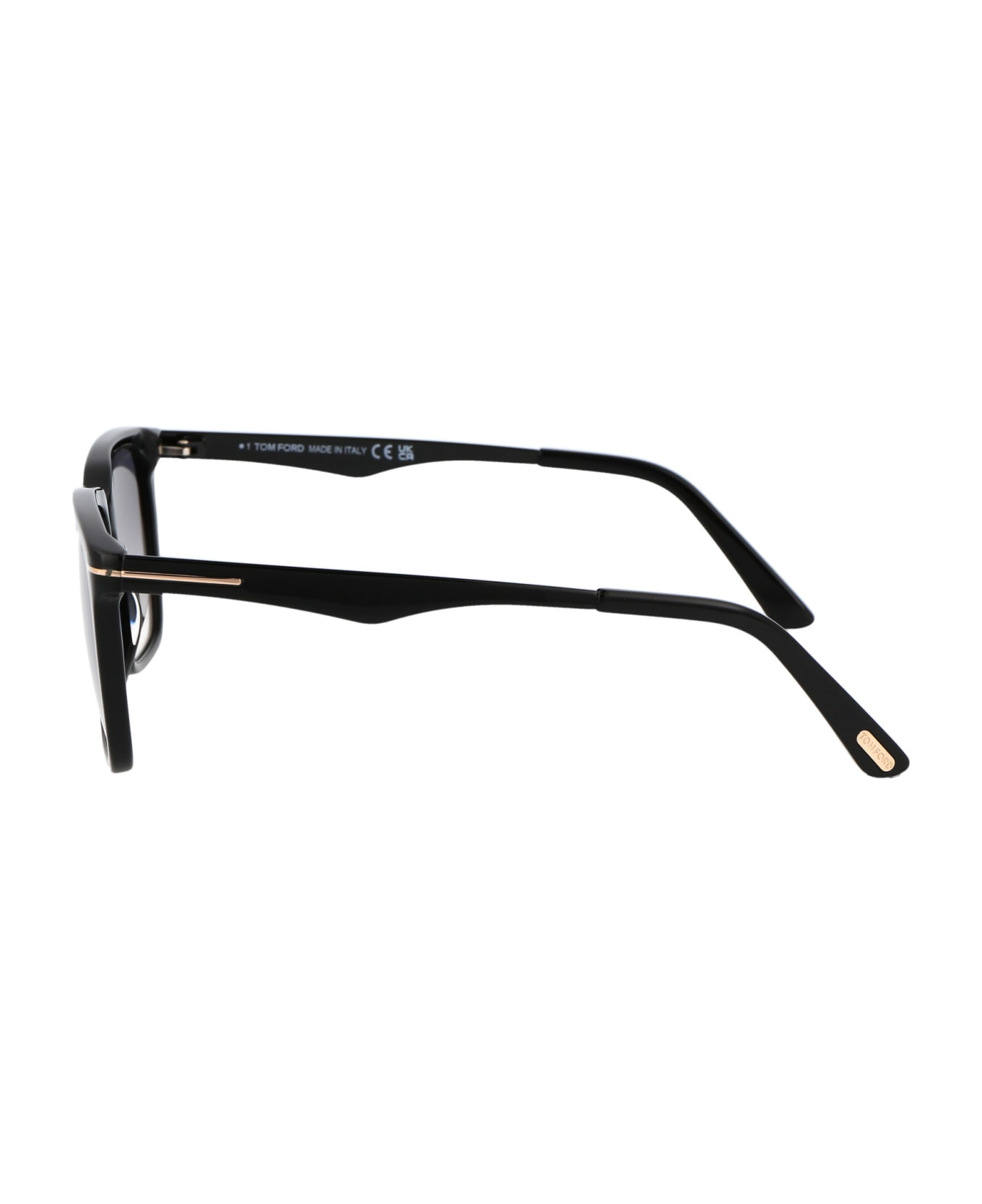 Tom Ford Eyewear Garrett Sunglasses - 01B Nero Lucido / Fumo Grad サングラス