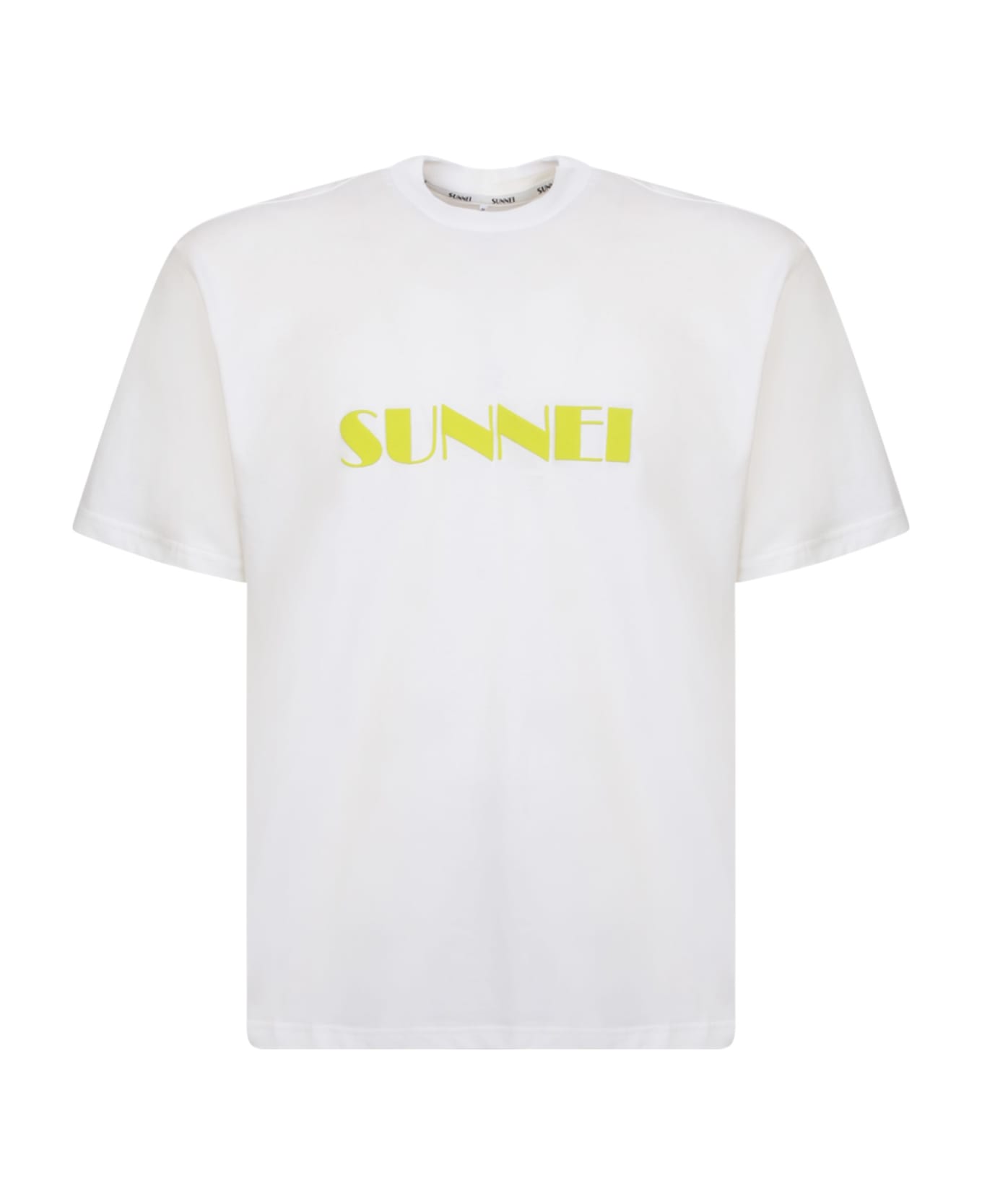 Sunnei Beige Sprayed Logo T-shirt - Beige