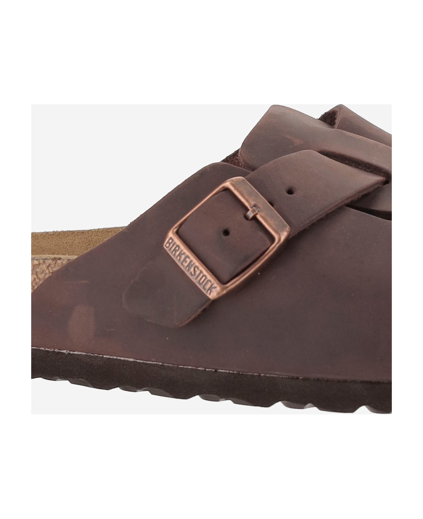 Birkenstock Boston Mules - Brown