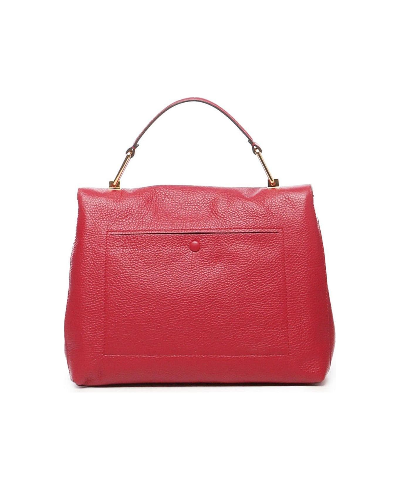 Coccinelle Liya Foldover-top Tote Bag - Red
