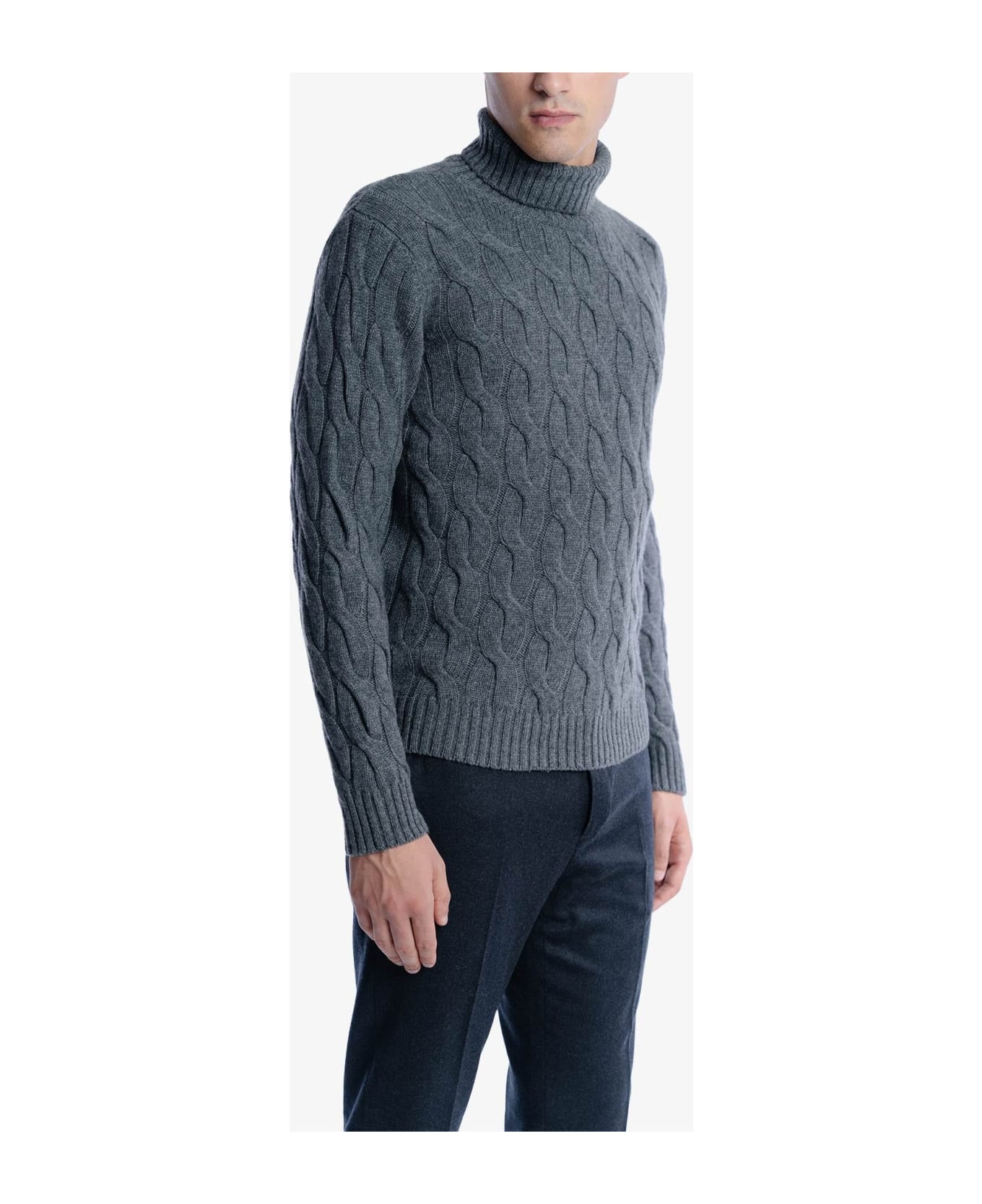 Larusmiani Turtleneck Sweater 'col Du Pillon' Sweater - DimGray