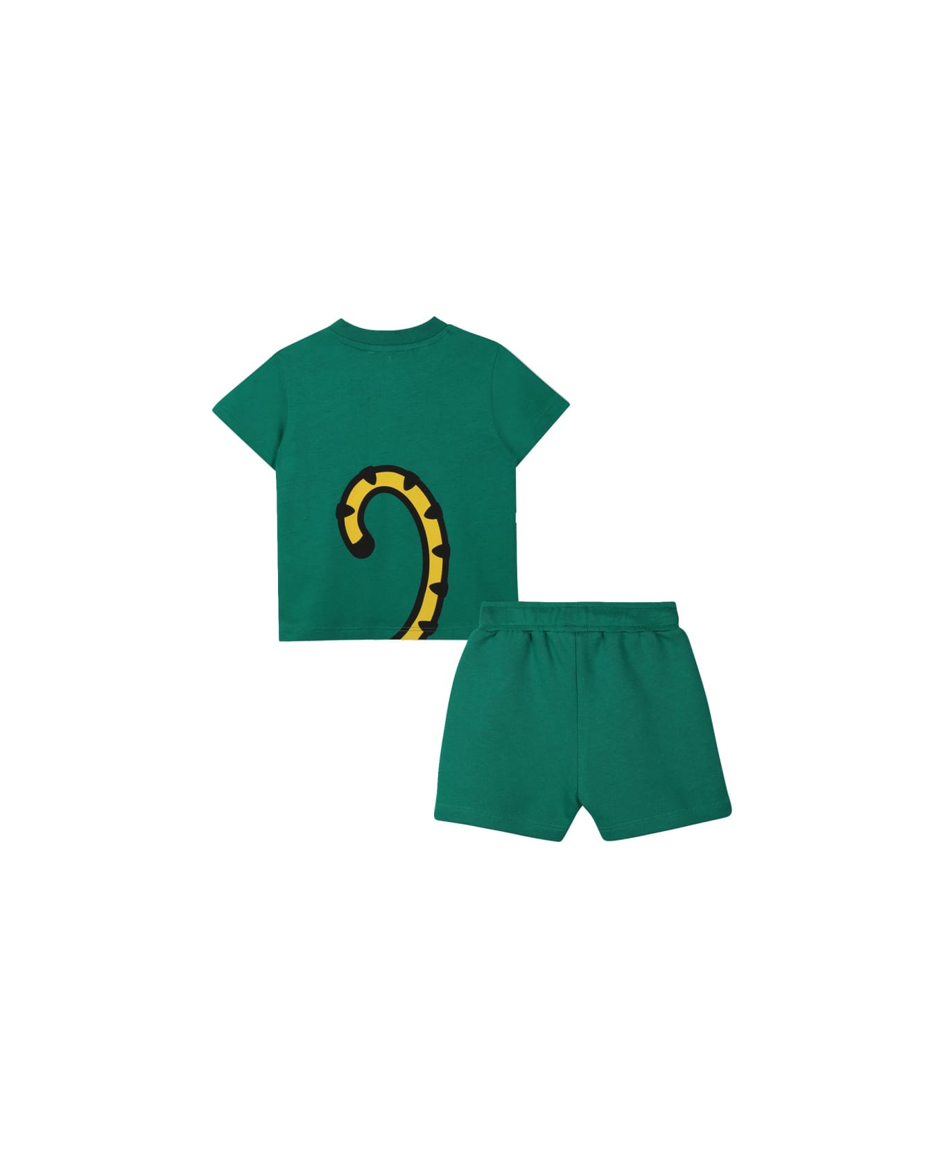 Kenzo T-shirt Set With Bermuda Shorts - GREEN