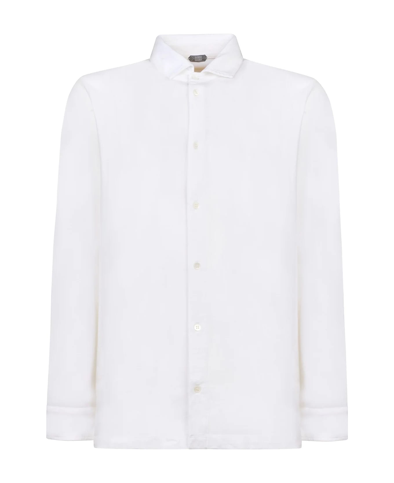 Zanone Shirt Ice Cotton - White ポロシャツ