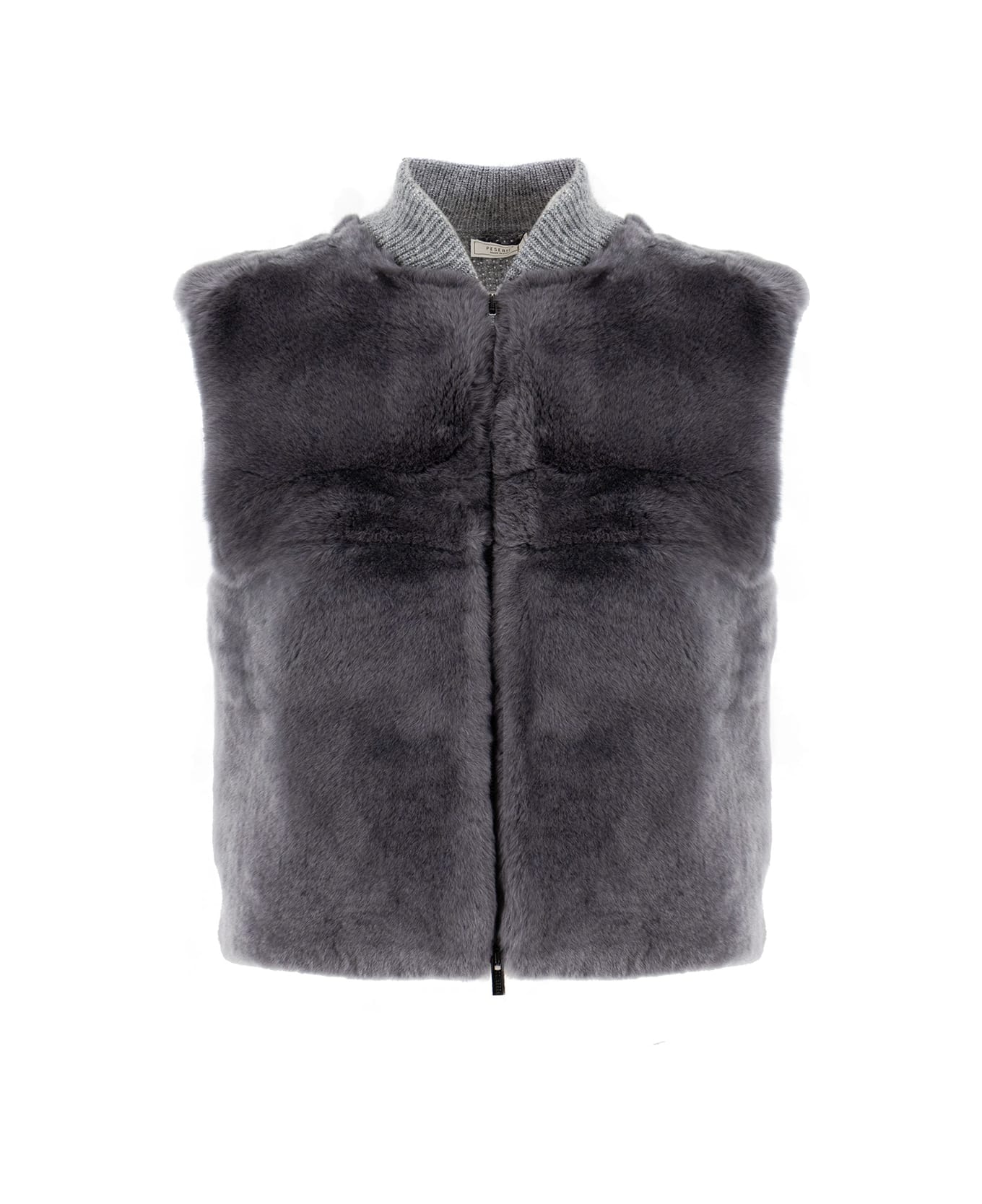 Peserico Knitted Sweater - ARDESIA