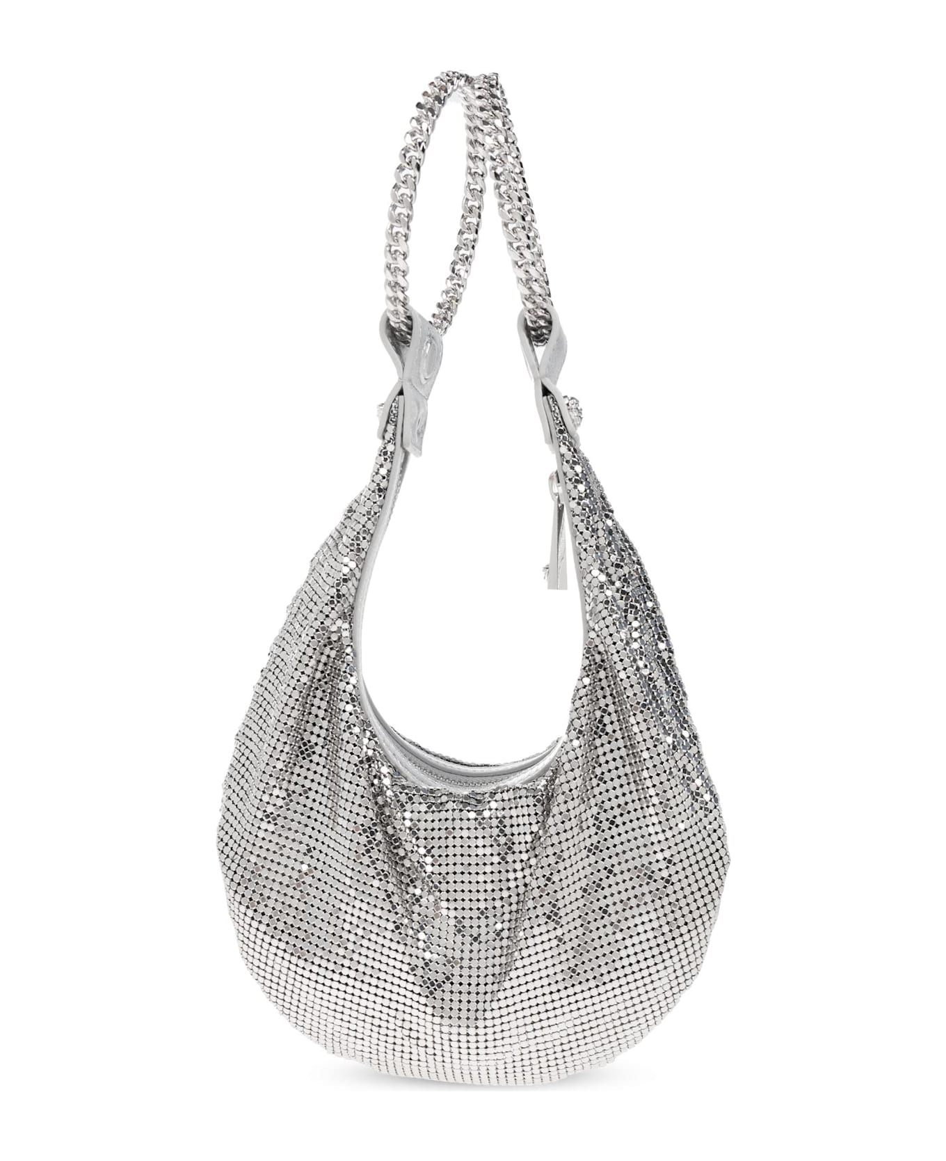 Versace Handbag - Silver-Palladium
