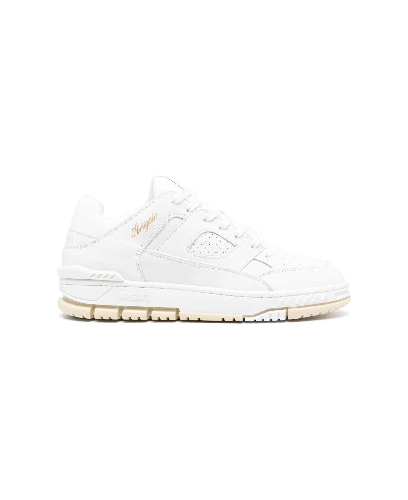 Axel Arigato Ivory Calfskin Sneakers - White