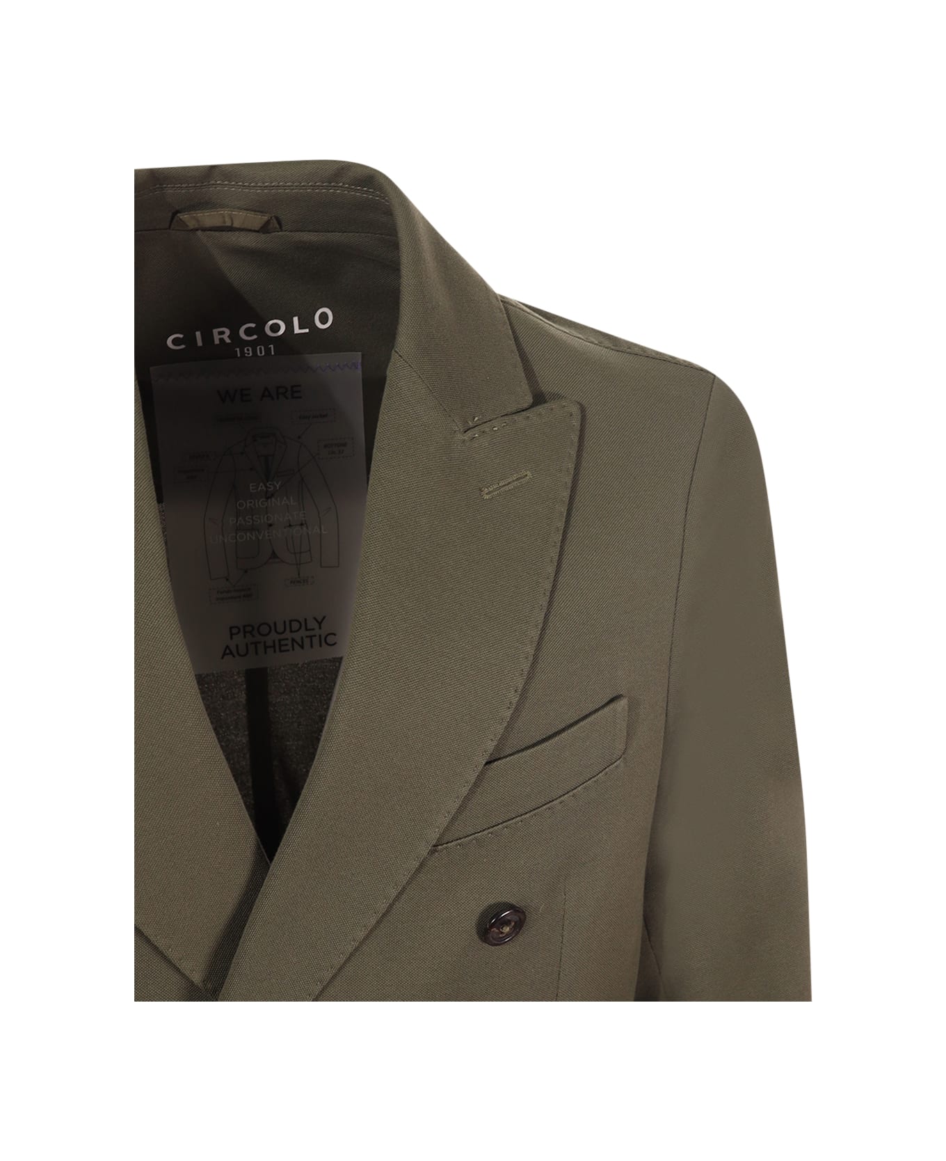 Circolo 1901 Double-breasted Jacket Circolo - Green