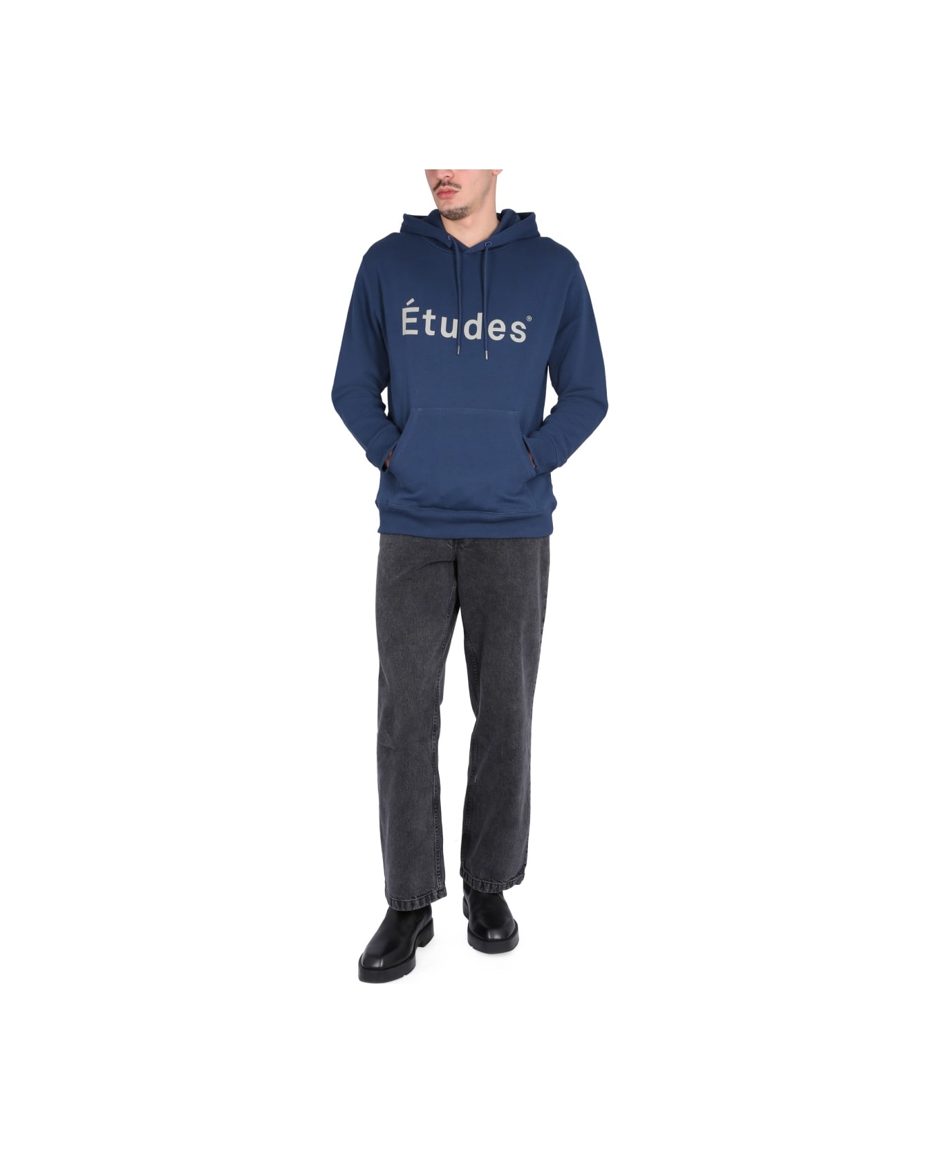 Études Jeans In Denim - BLACK