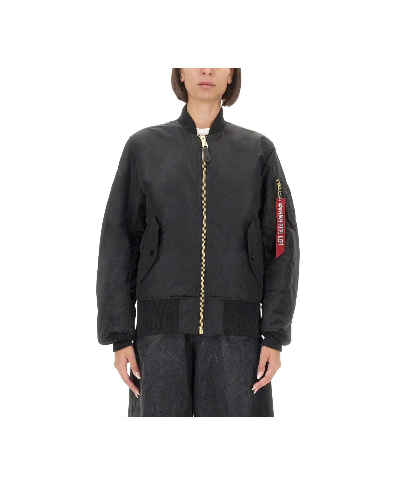 Alpha Industries "ma-1 Cs" Jacket - BLACK