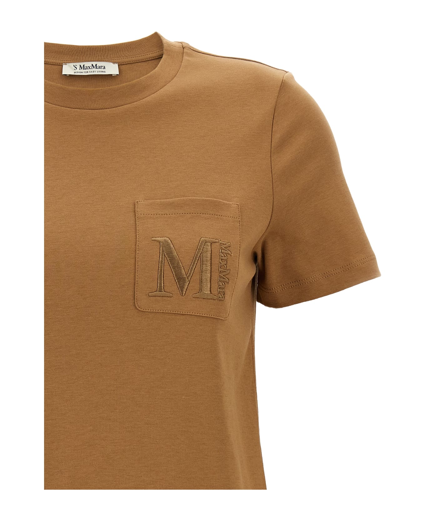 'S Max Mara 'madera' T-shirt - Camel