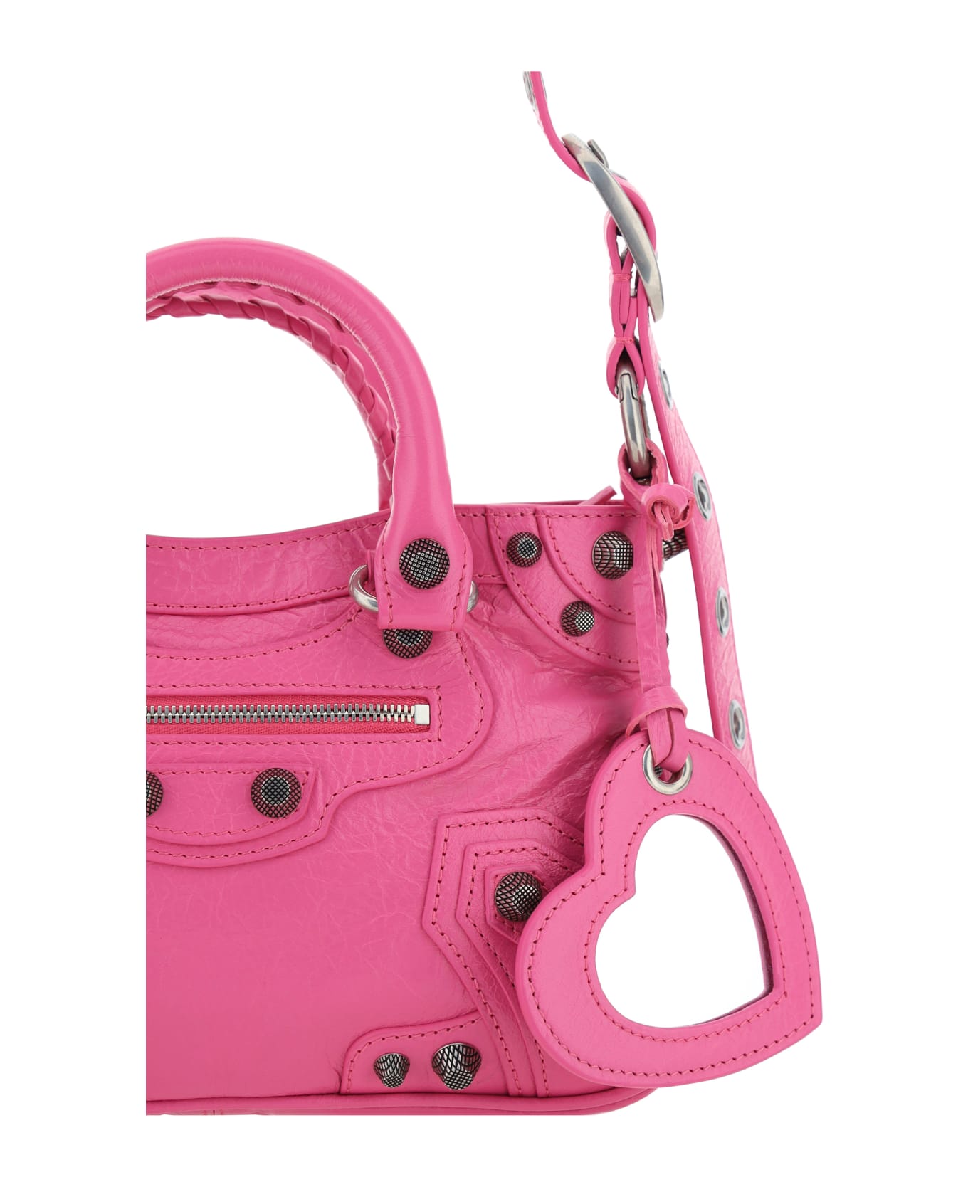 Balenciaga Neo Cagole Small Tote Bag - Bright Pink