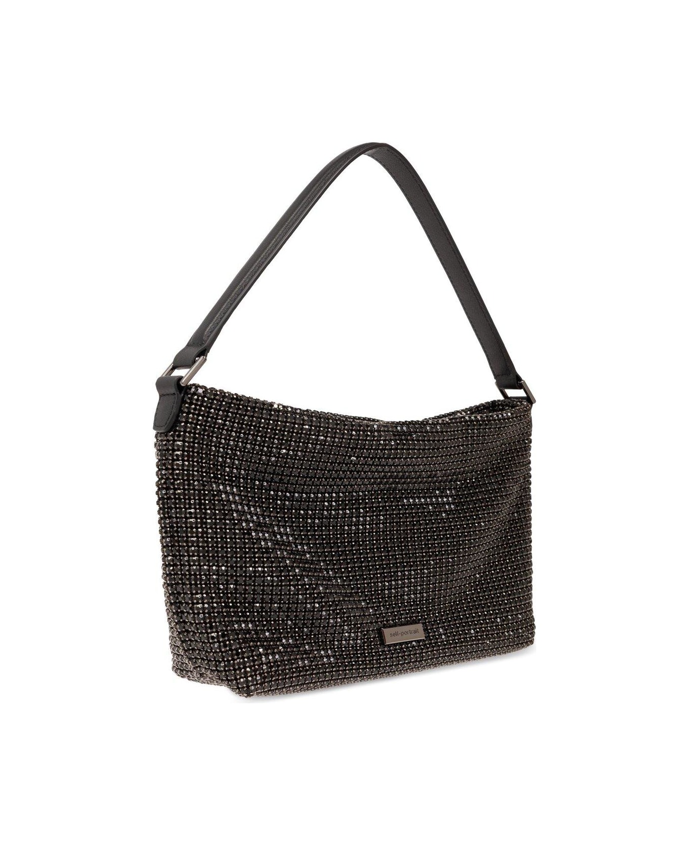 SELF PORTRAIT タイアモントシッフミティアムショルタハック self-portrait Diamante Medium Shoulder Bag | italist, ALWAYS