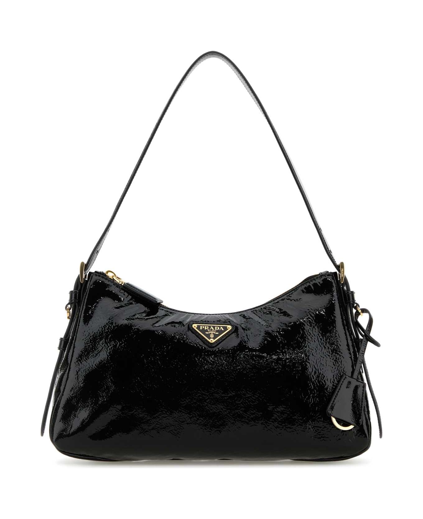 Prada Black Naplak Medium Aimã©e Shoulder Bag - NERO