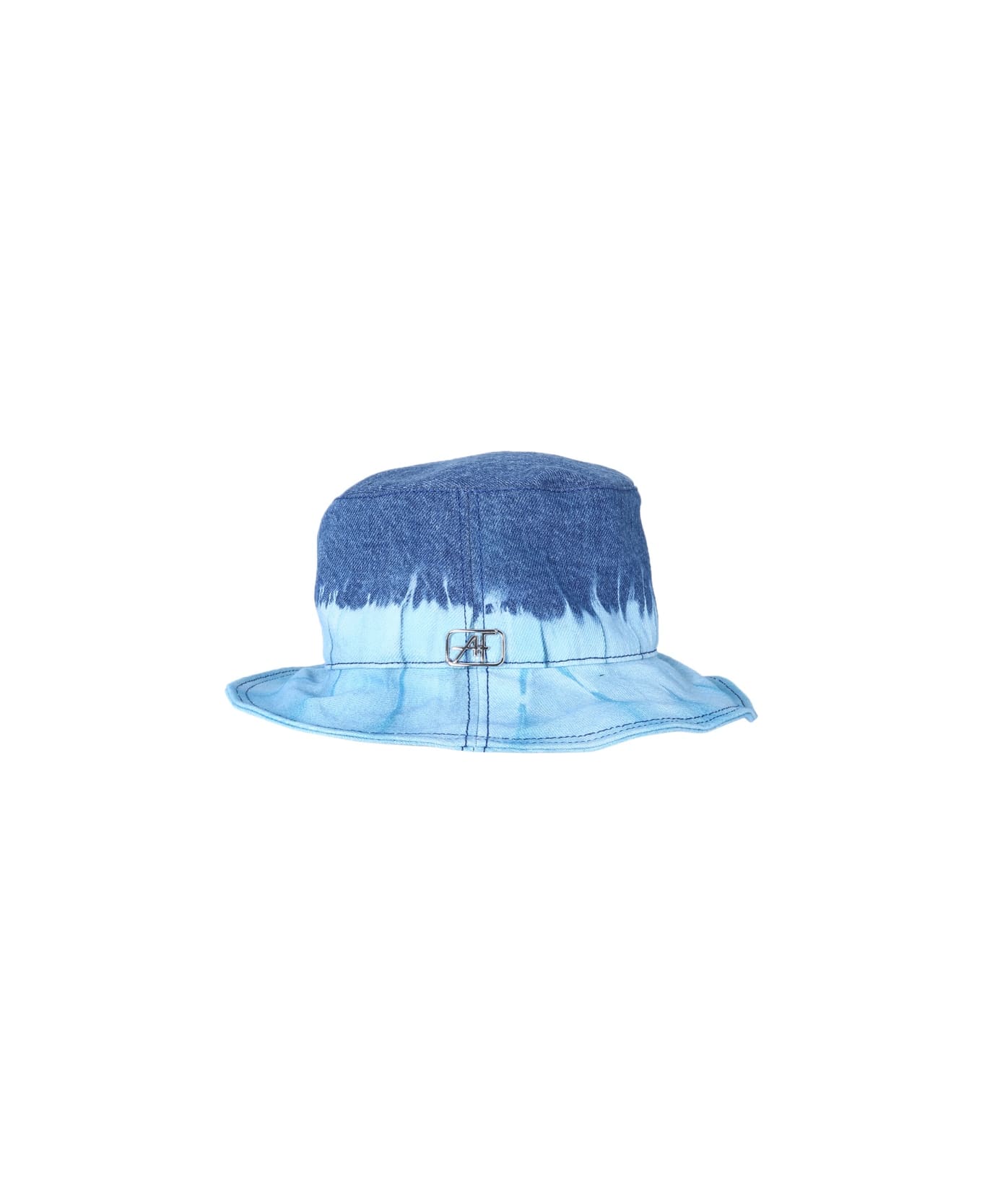 Alberta Ferretti Bucket Hat With Tie Dye Print - BLUE