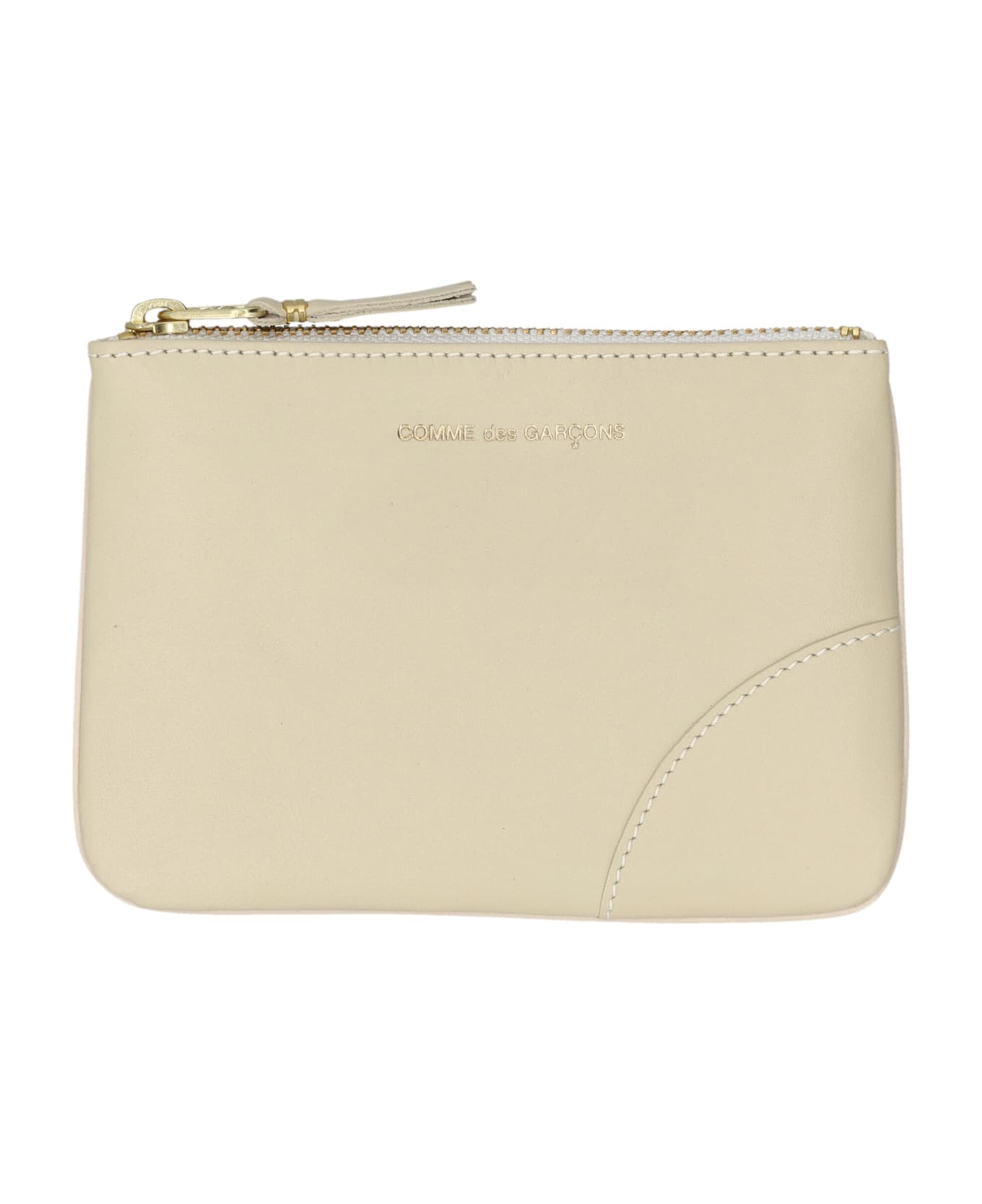 Comme des Garçons Wallet Xsmall Classic Leather Pouch - OFF WHITE バッグ