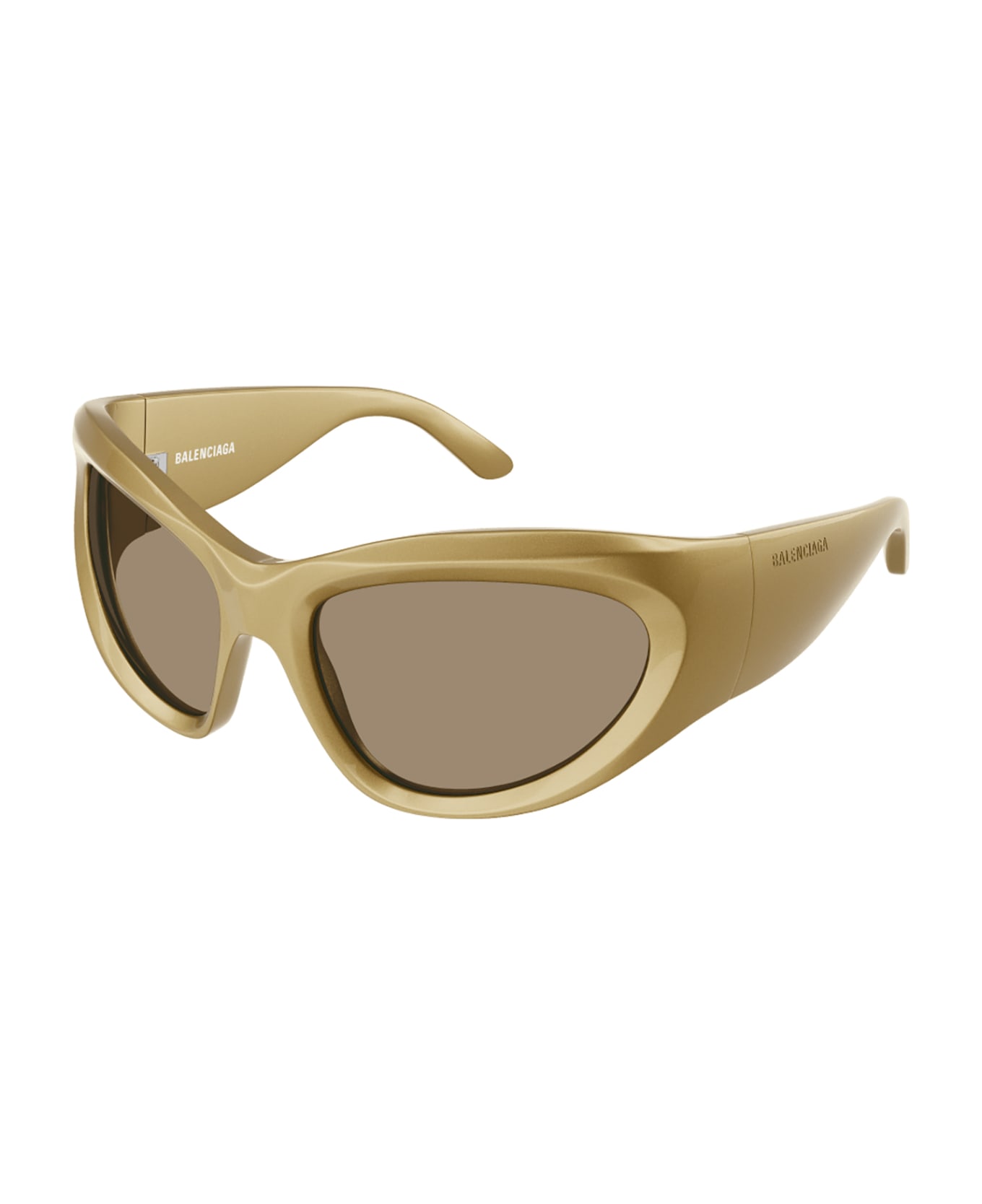 Balenciaga Eyewear BB0228S Sunglasses - Gold Gold Brown