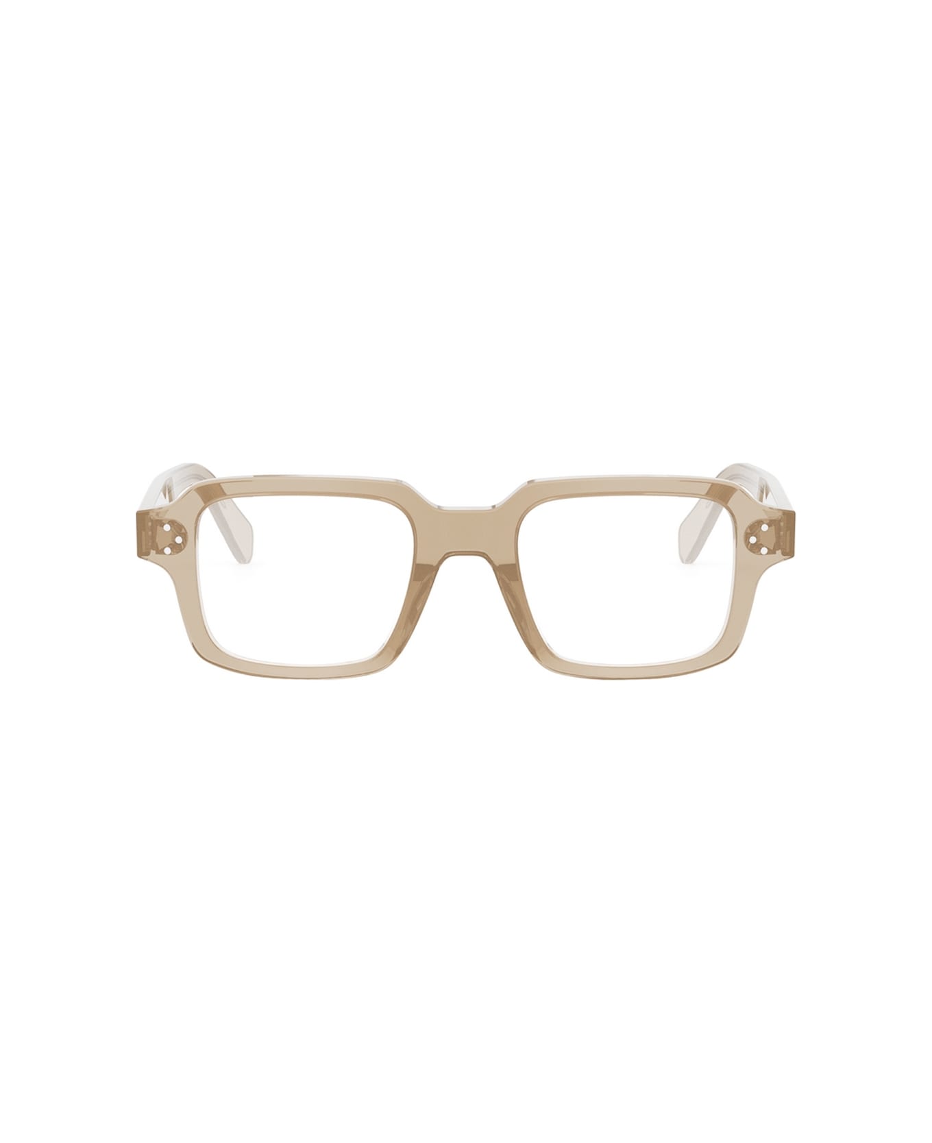 Celine Cl50144u Bold 3 Dots Hd 045 Glasses - Beige