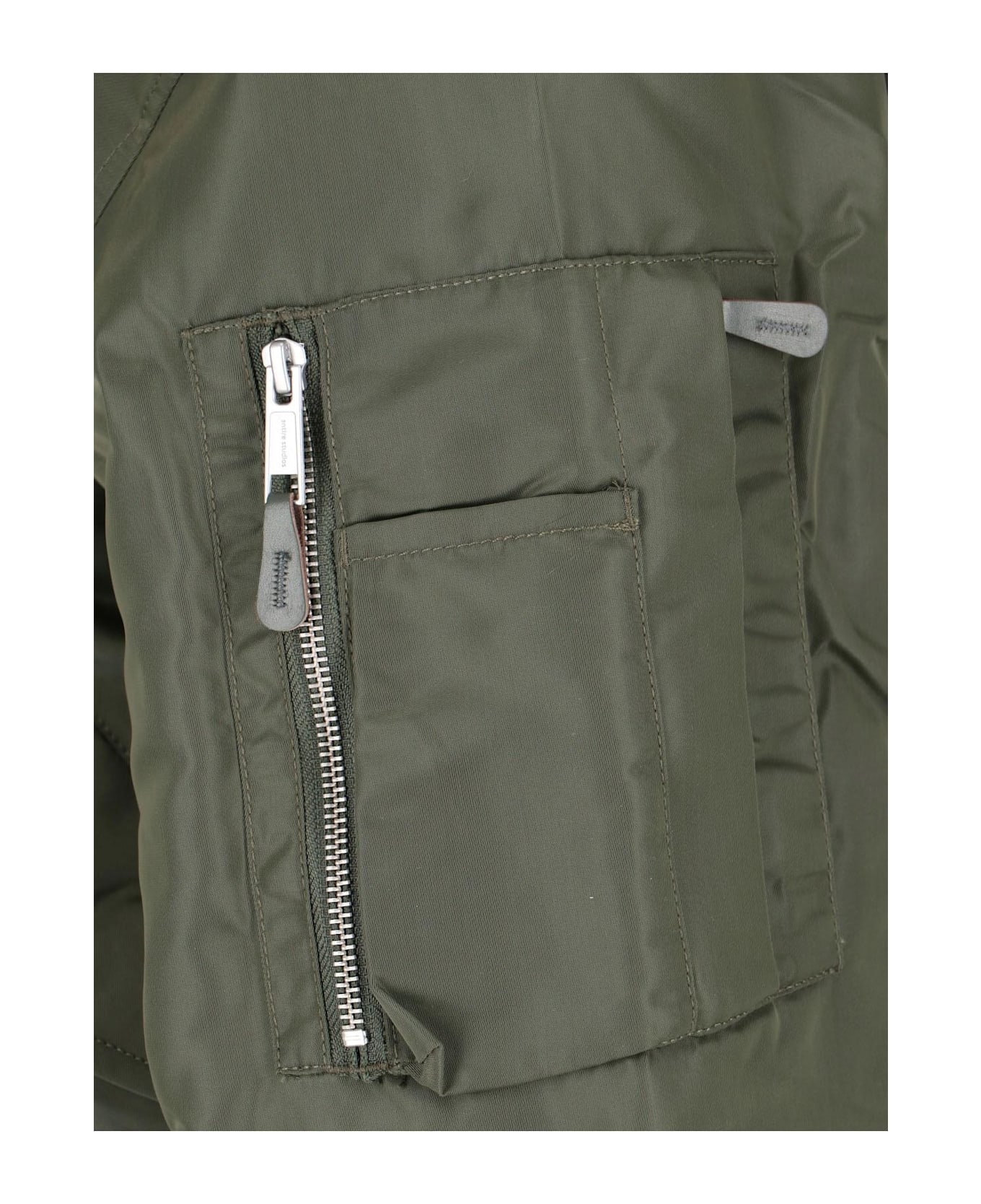 Entire Studios 
broad
 Zip Bomber Jacket - Kh Khaki