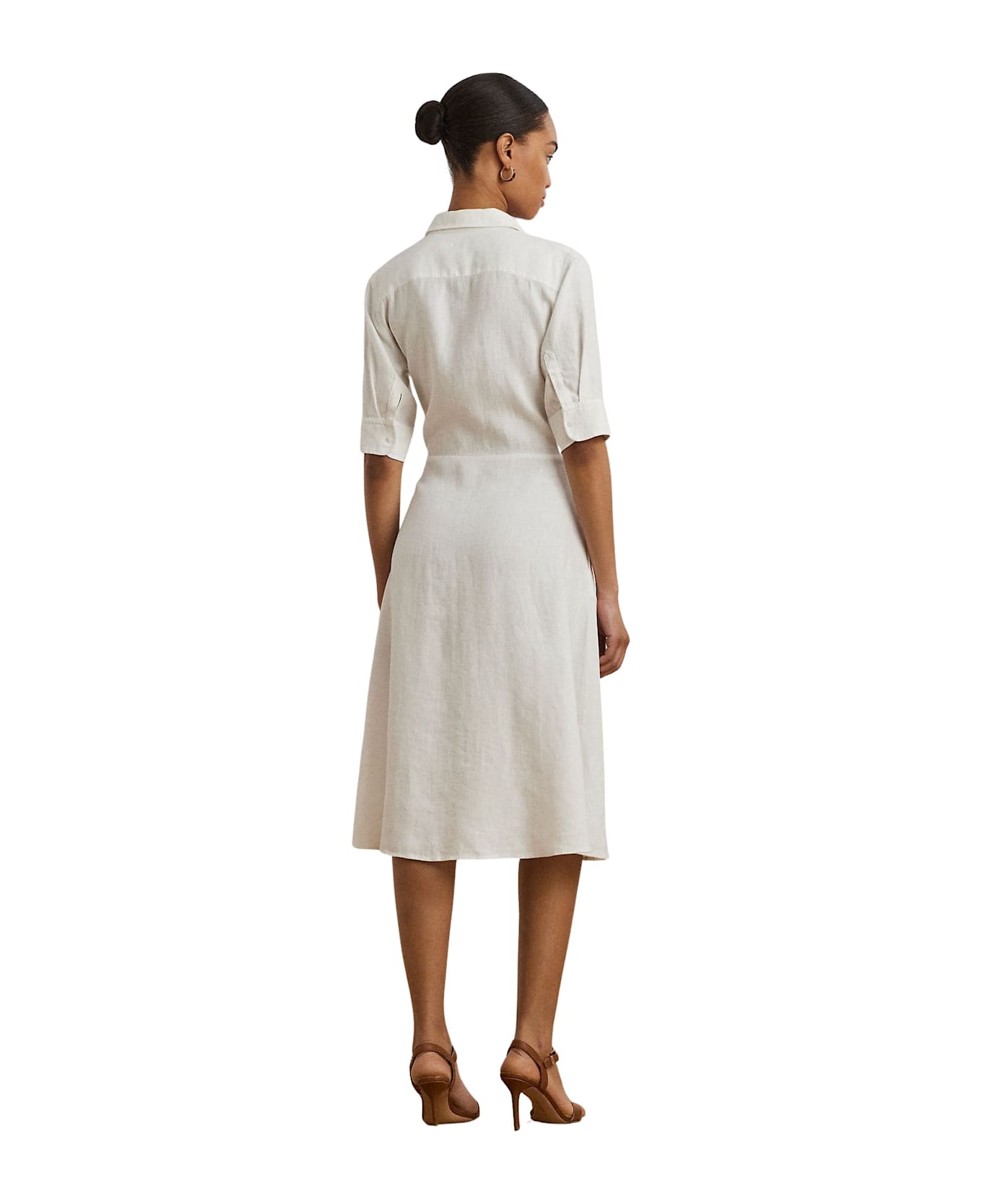 Polo Ralph Lauren Wakana 34 Sleeve Casual Dress - White
