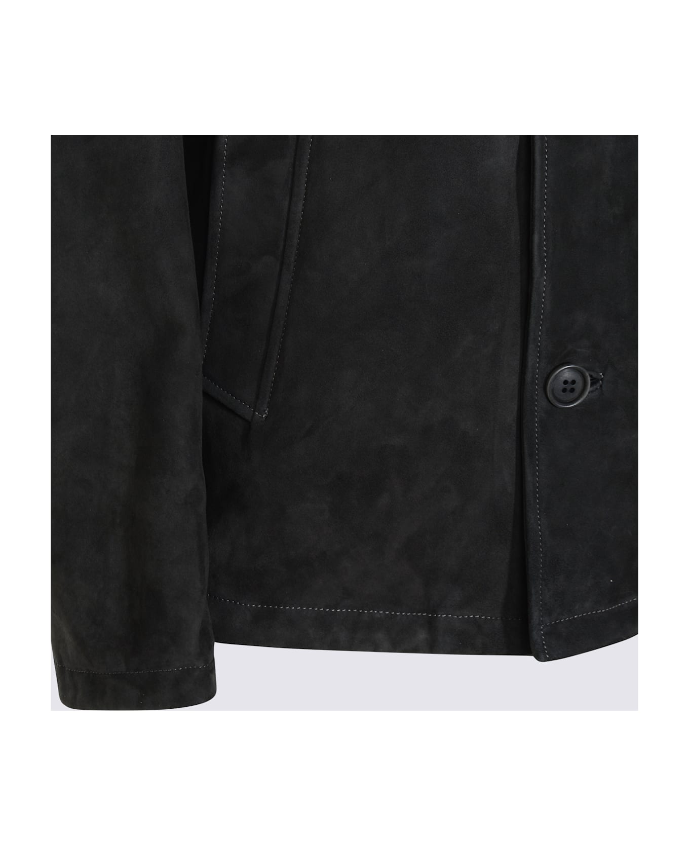 Salvatore Santoro Grey Leather Jacket