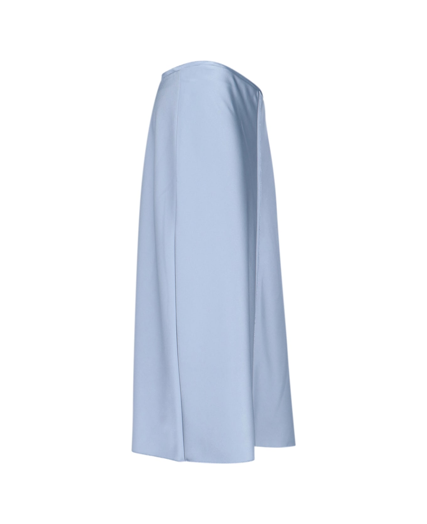 Ami Alexandre Mattiussi Midi Skirt - Light Blue