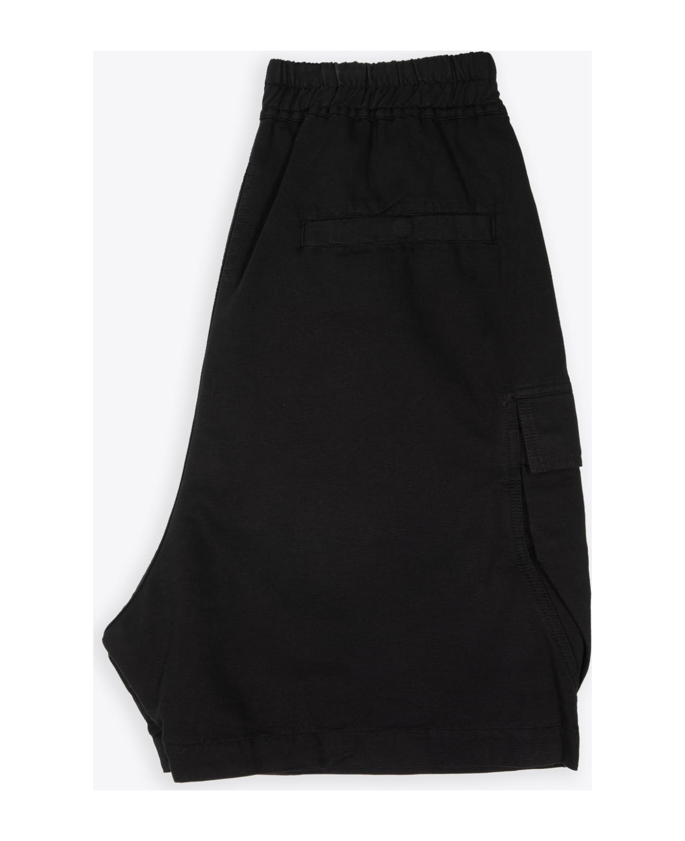 DRKSHDW Cargobela Shorts Black cotton baggy cargo shorts - Cargobela Shorts - Nero