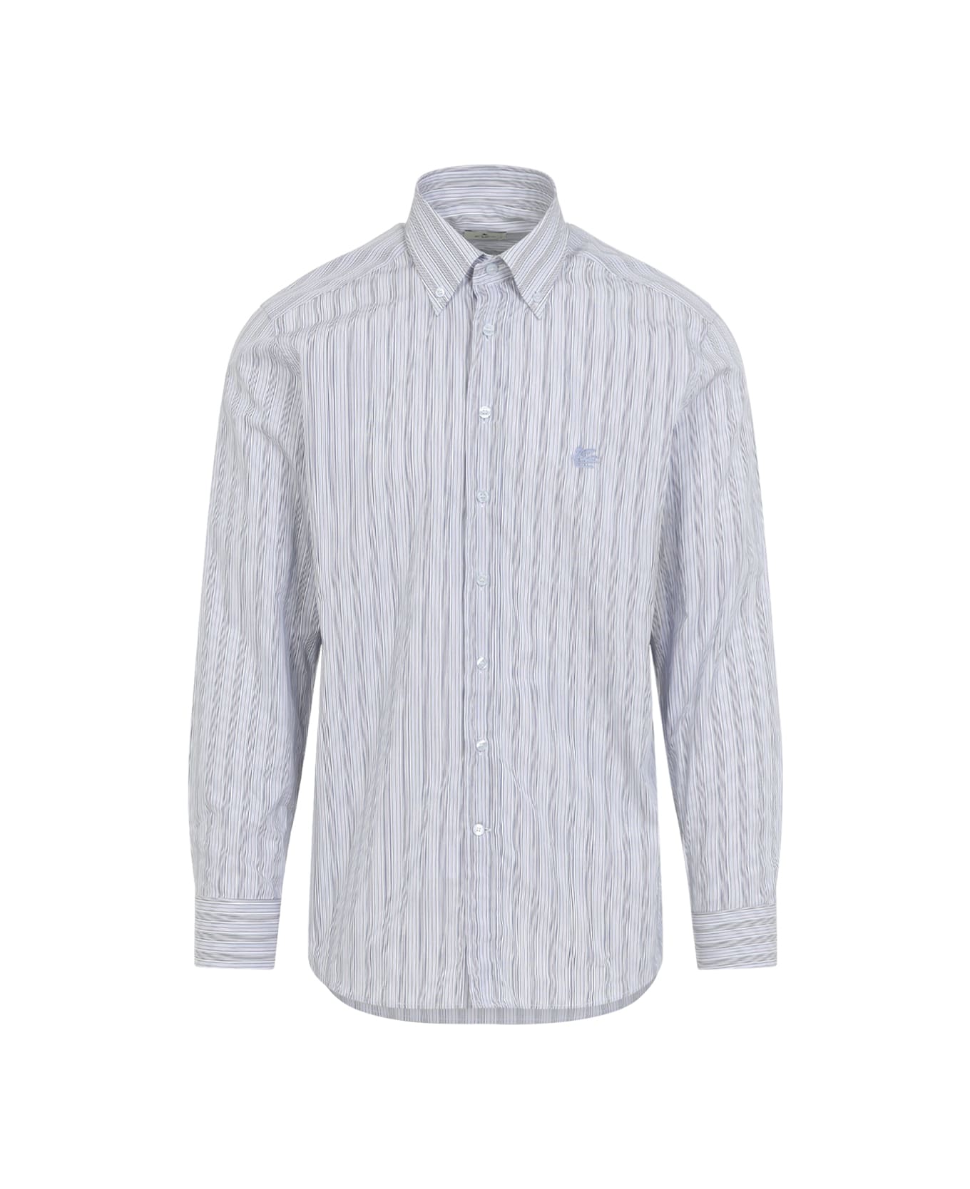 Etro Roma Logo Shirt - Pale Blue