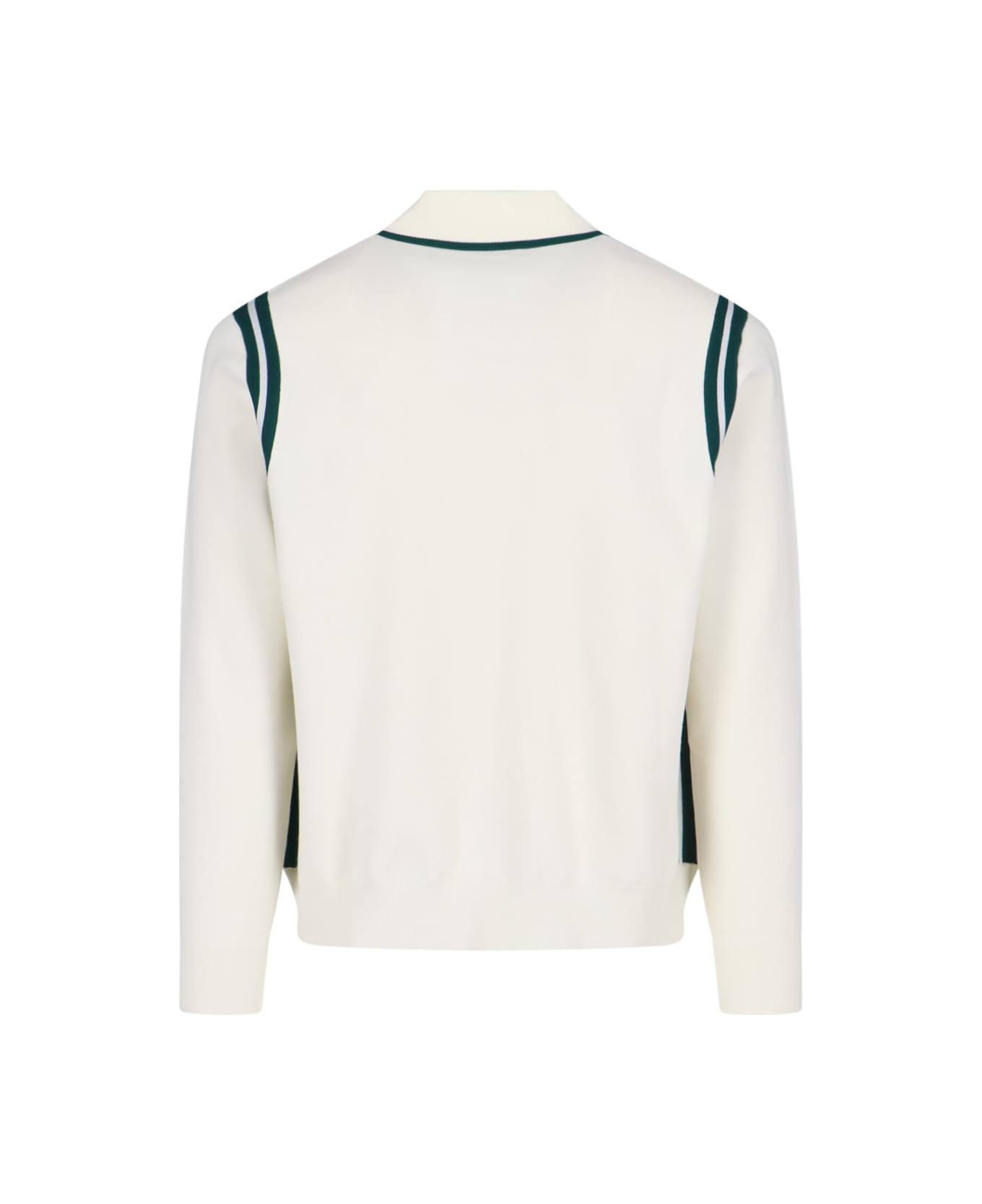 Sergio Tacchini 'palla' Zip Sweatshirt - Cream