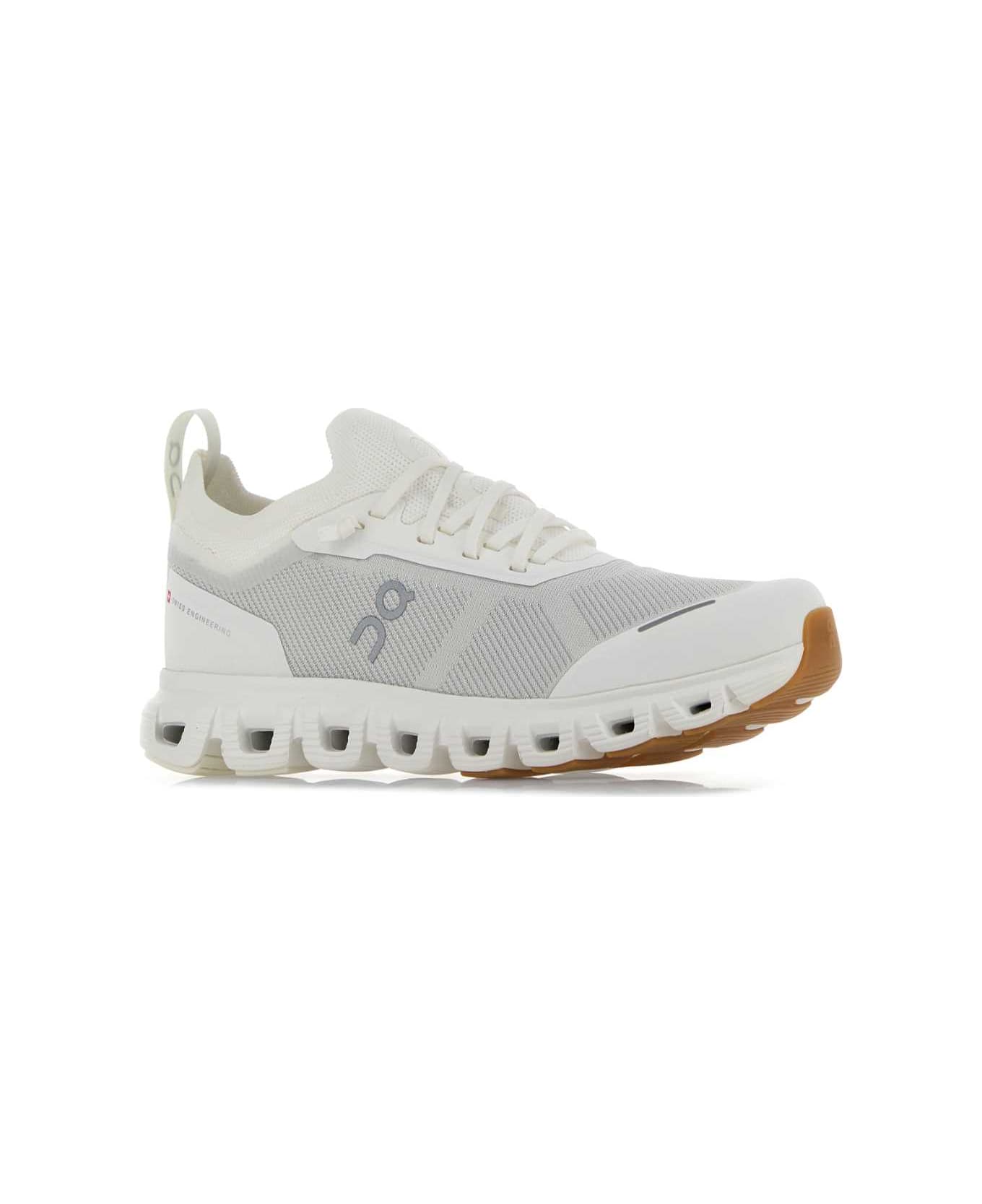 ON White Canvas Cloud 6 Versa Sneakers - WHITEWHITE
