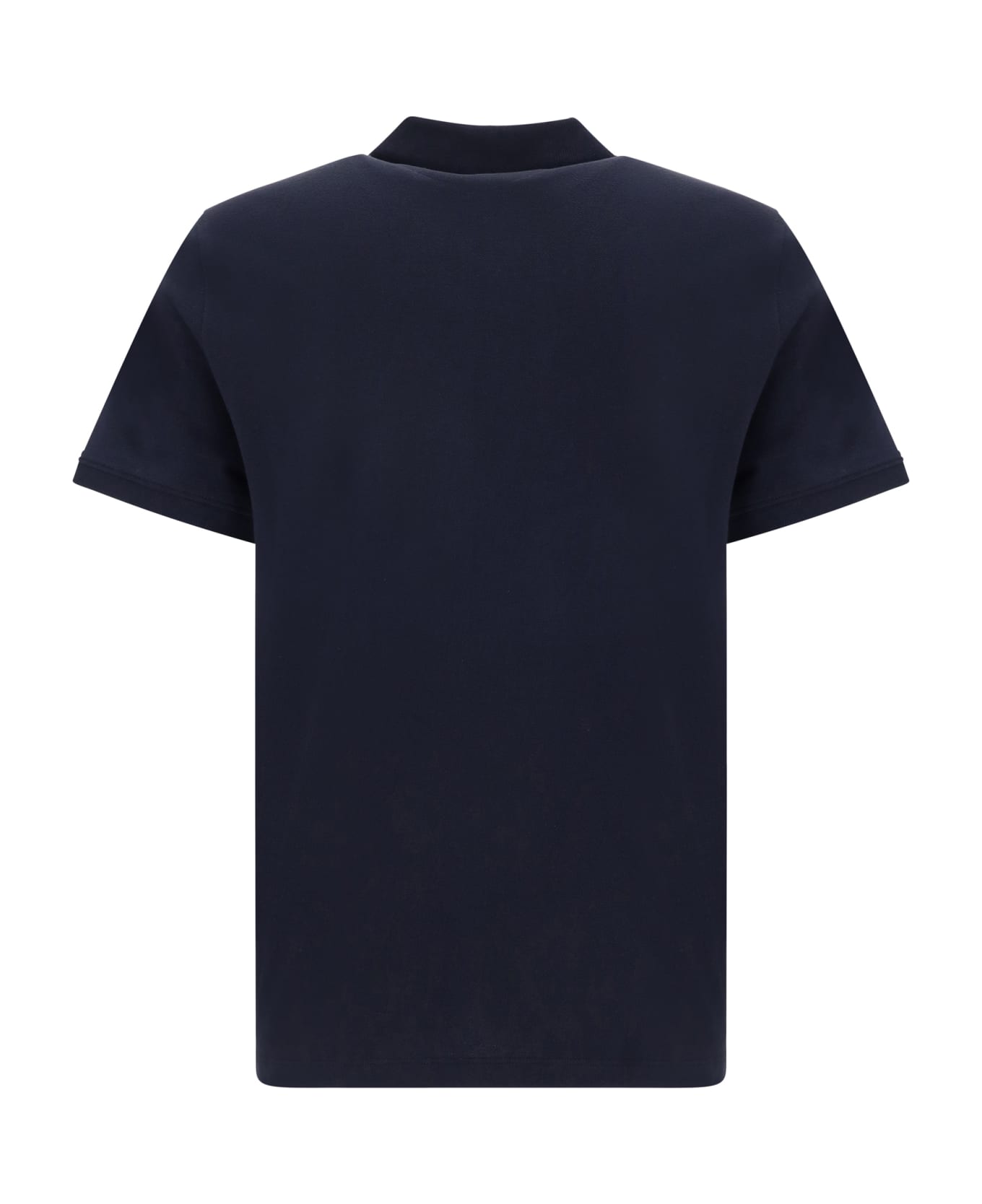 Valentino Button Detailed Short-sleeved Polo Shirt - Navy