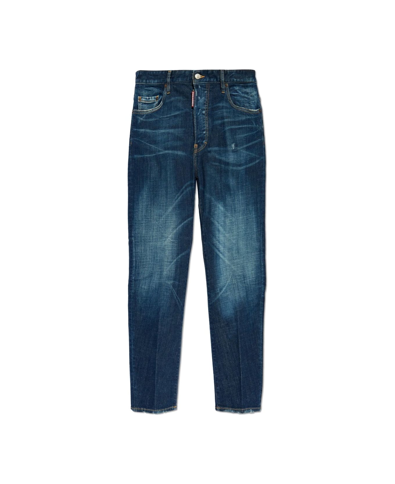 Dsquared2 Distressed Straight-leg Jeans - C