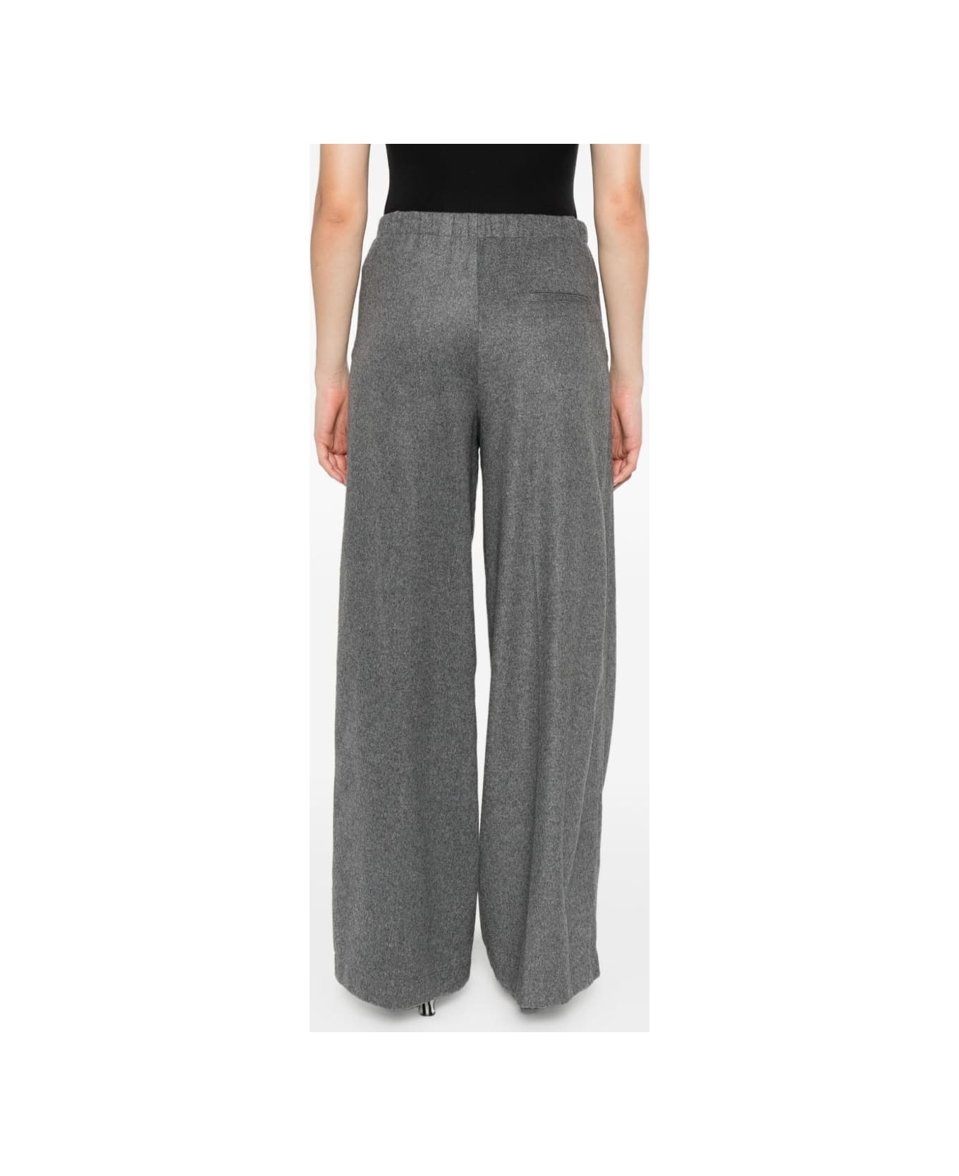 Forte_Forte Wool Trousers - Grey