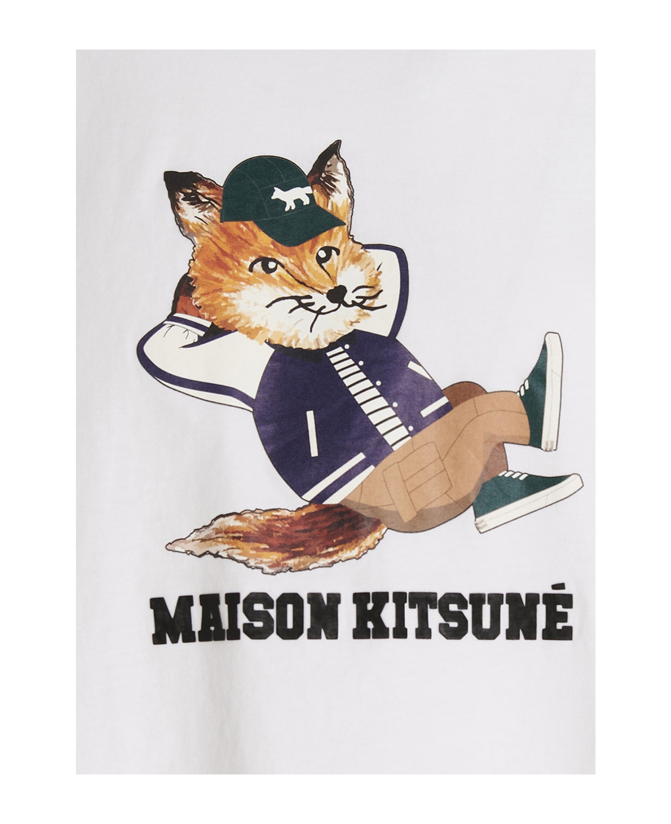 Maison Kitsuné T-shirt 'dressed Fox' - White