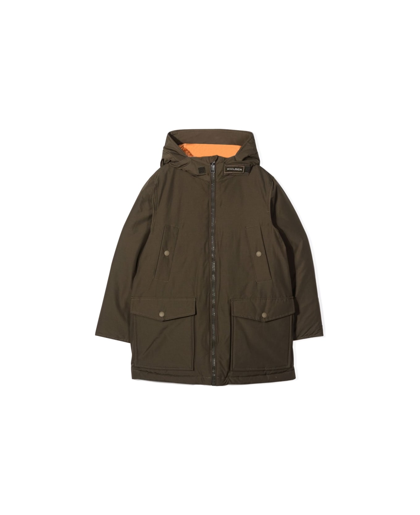 Woolrich Reversible Parka - GREEN