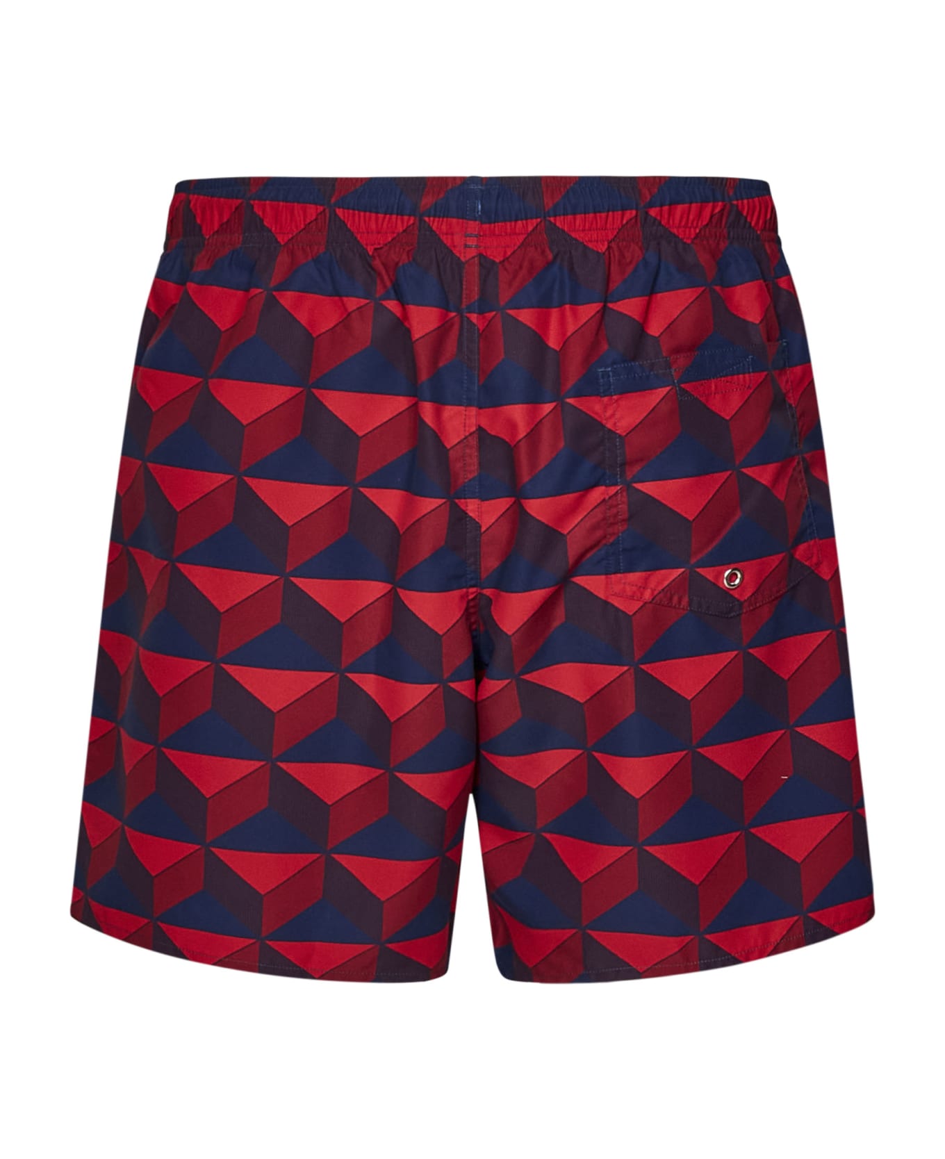 Lacoste Swimsuit - Red/blue