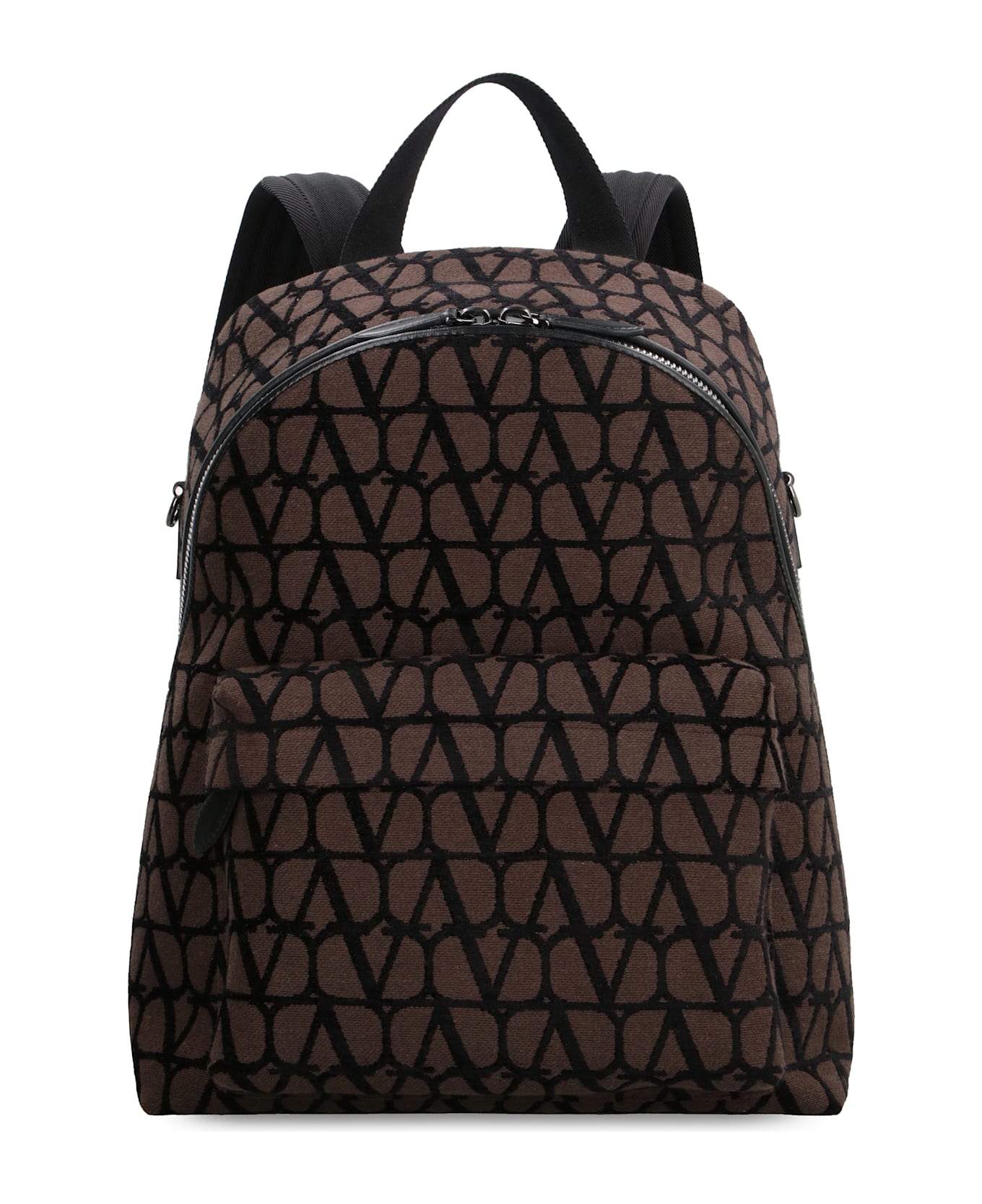 Valentino Garavani Toile Iconographe Fabric Backpack - brown