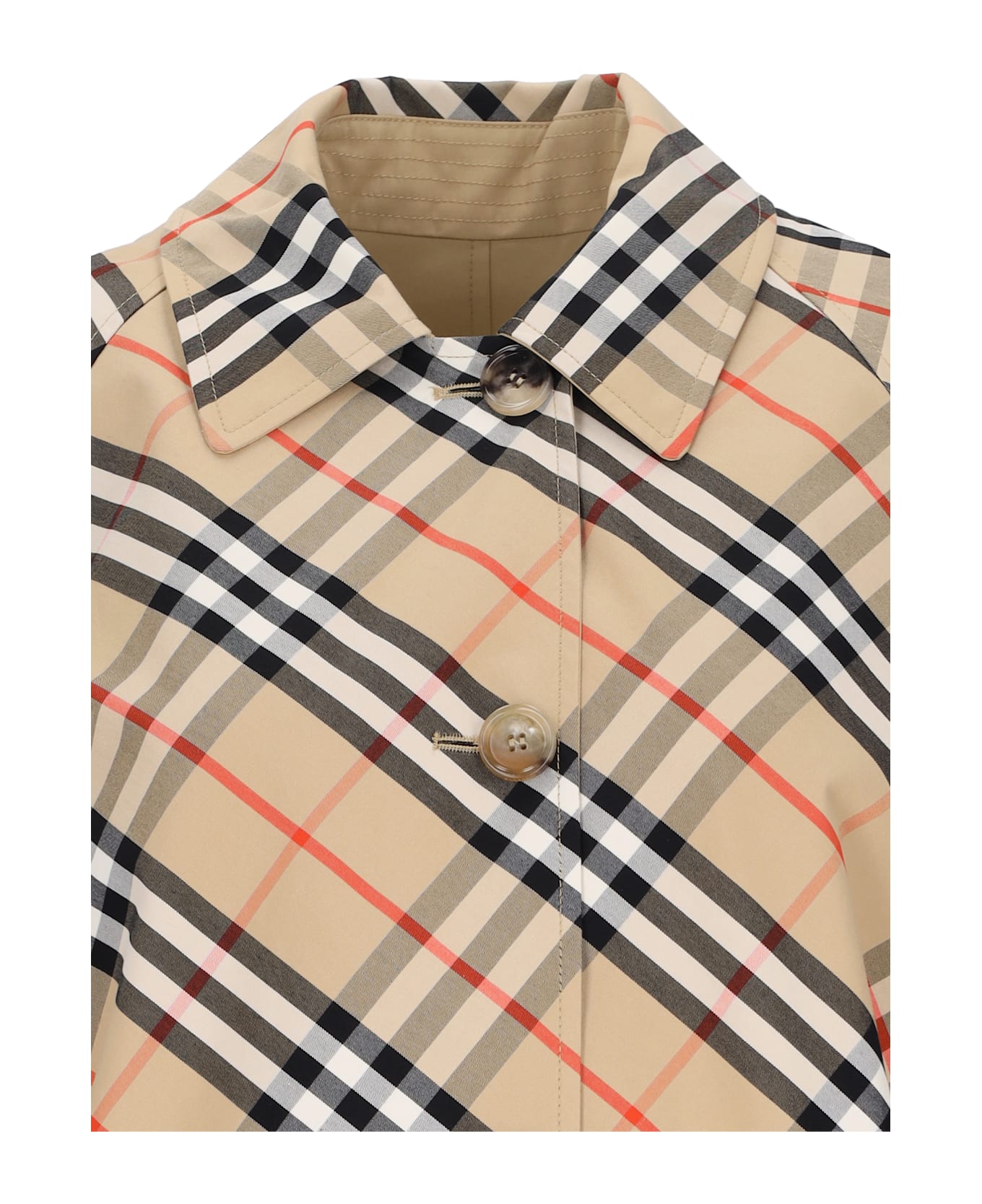 Burberry Reversible Midi Coat - Beige