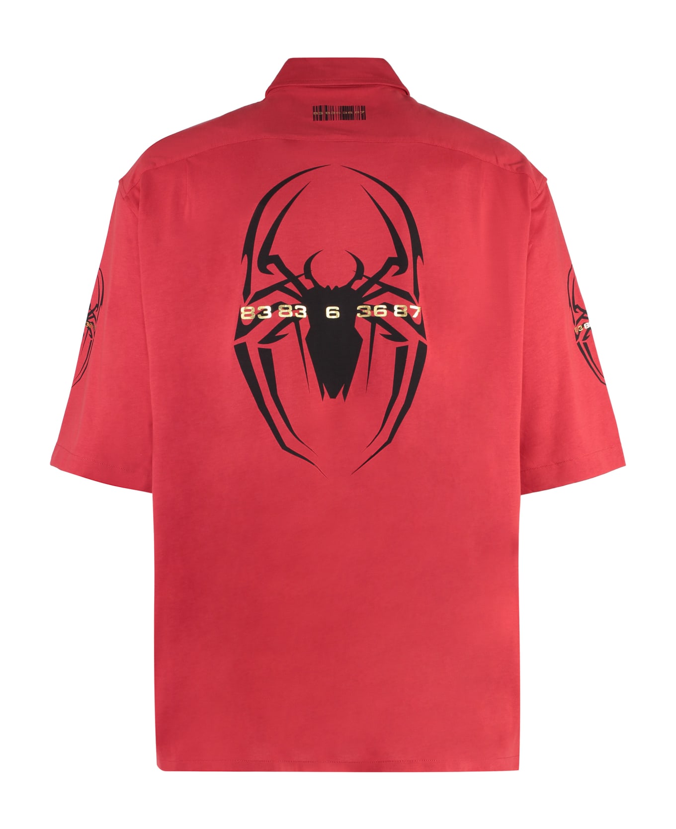 VETEMENTS Spider Cotton T-shirt - red