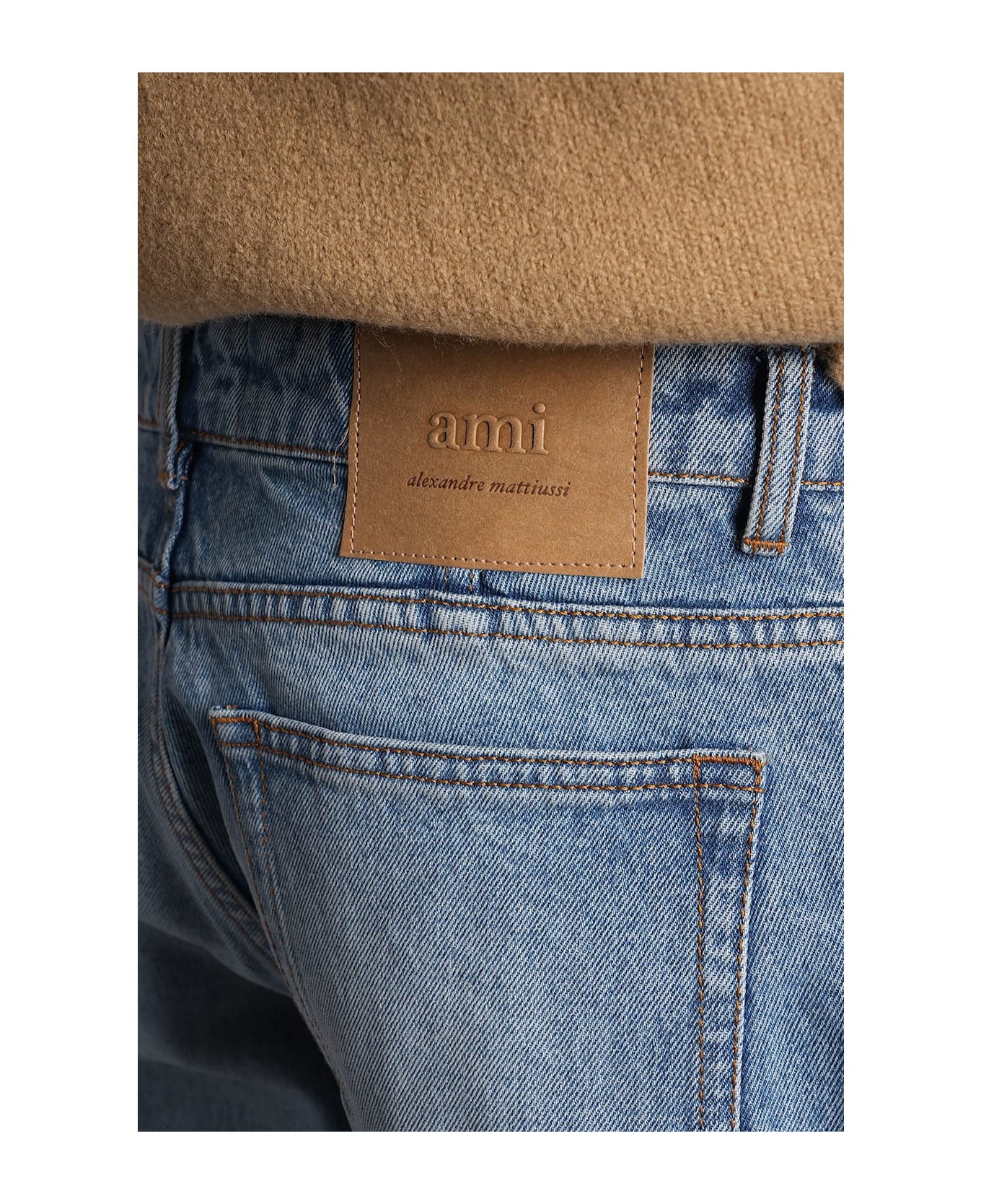 Ami Alexandre Mattiussi Jeans In Blue Cotton - blue