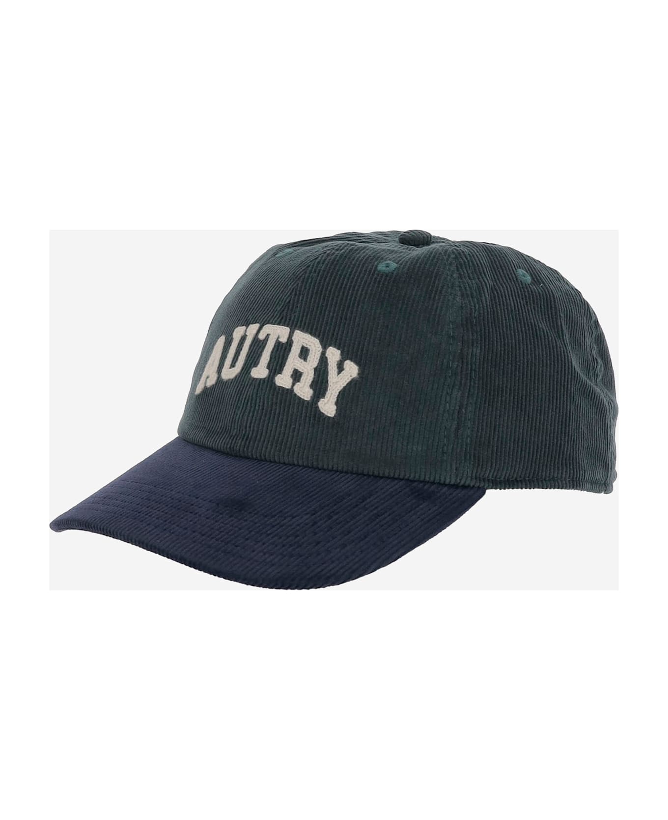 Autry Logo Velvet Hat - Conifer