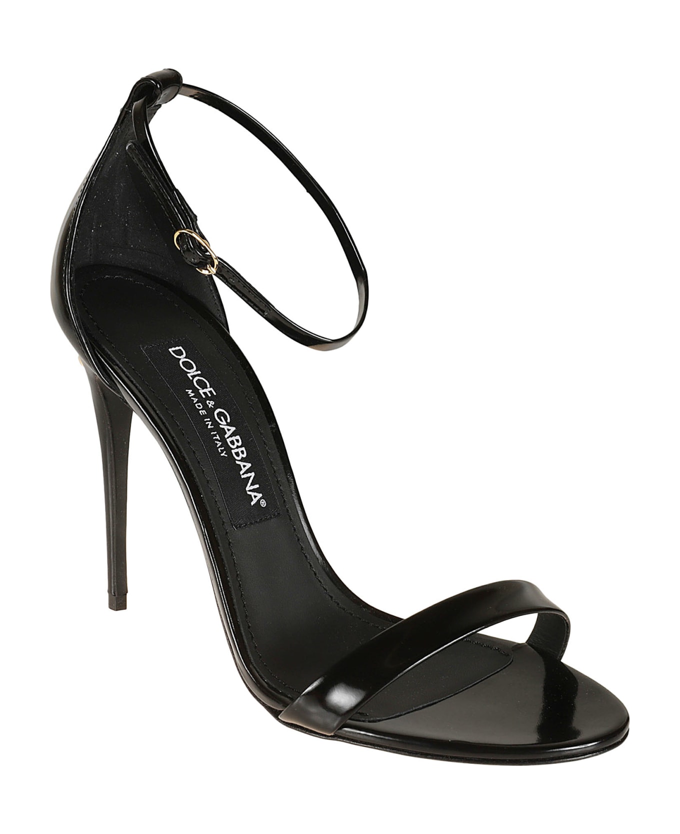 Dolce & Gabbana Ankle Strap Classic Sandals - Black
