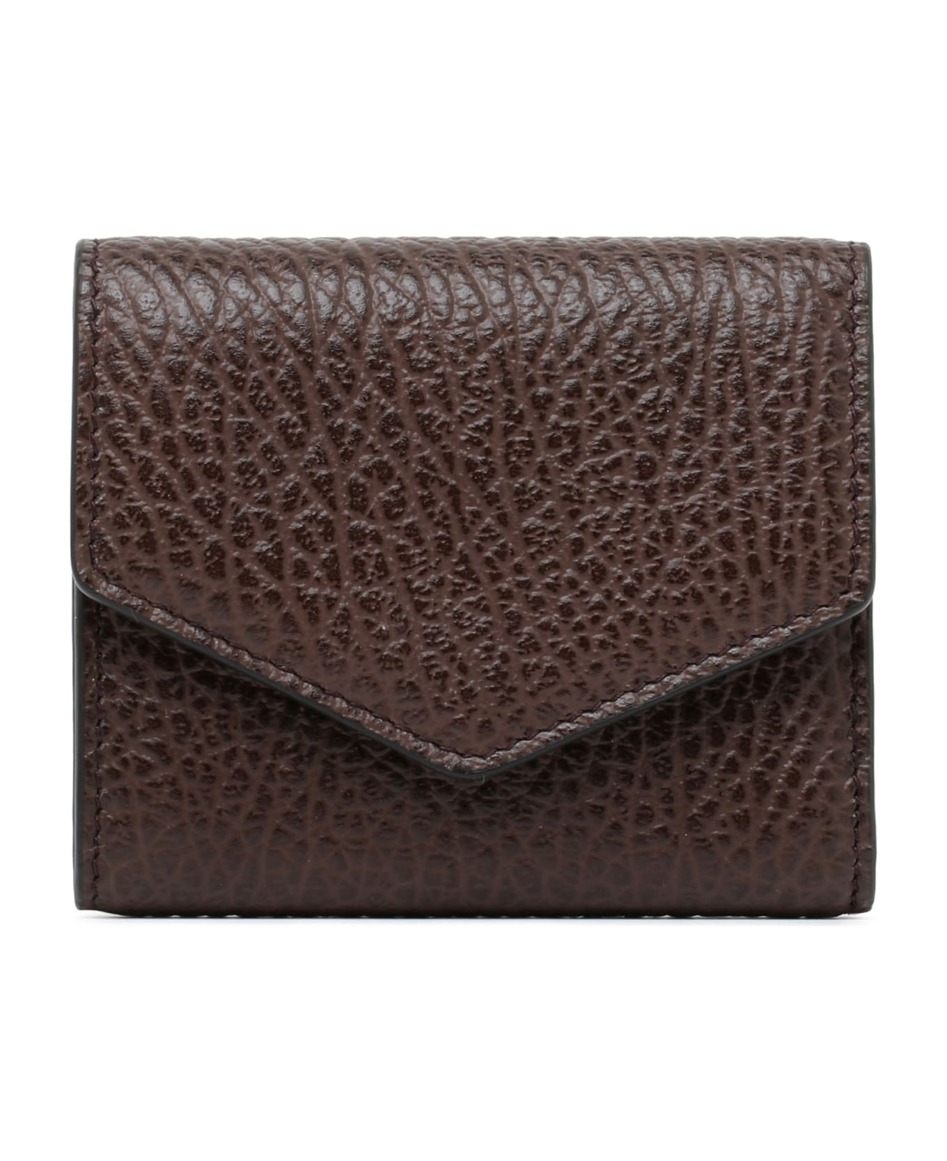Maison Margiela Brown Leather Envelope Wallet - Testa di moro