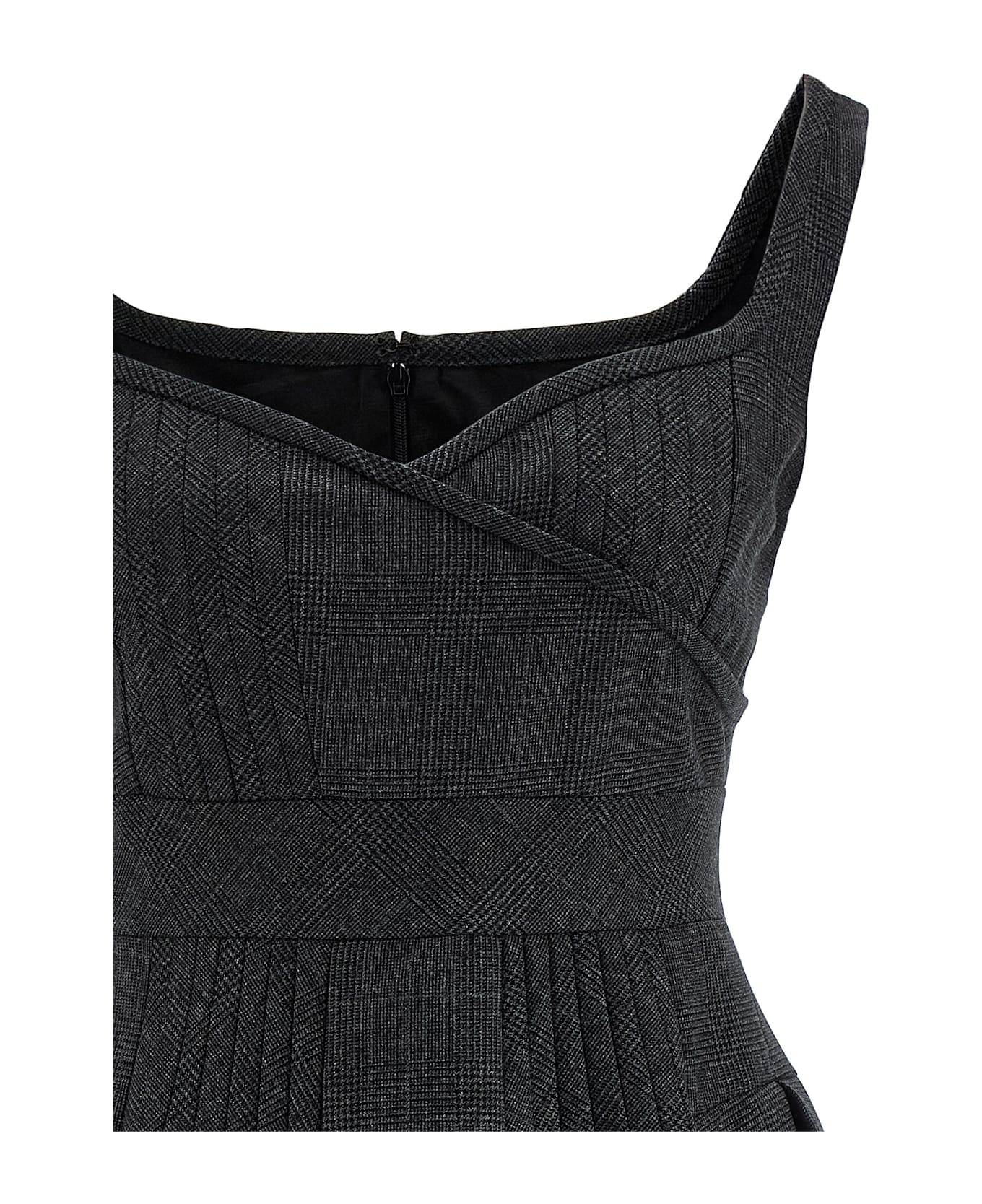 Giovanni Bedin Pleated Dress - Gray