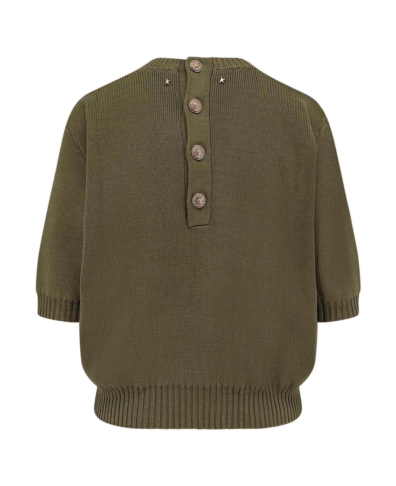 Golden Goose Ottavia Cotton Sweater - GRAPE LEAF