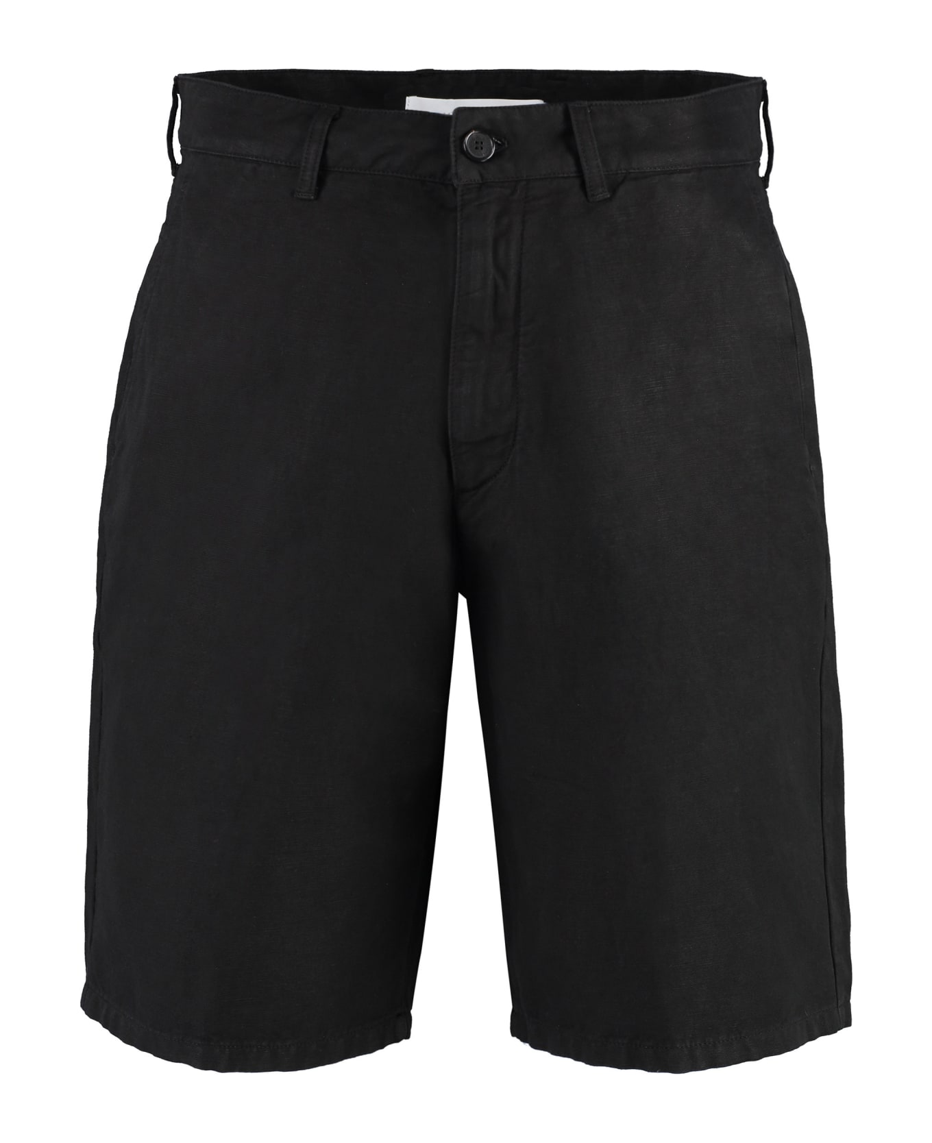 Department Five Lond Cotton Blend Bermuda Shorts - black