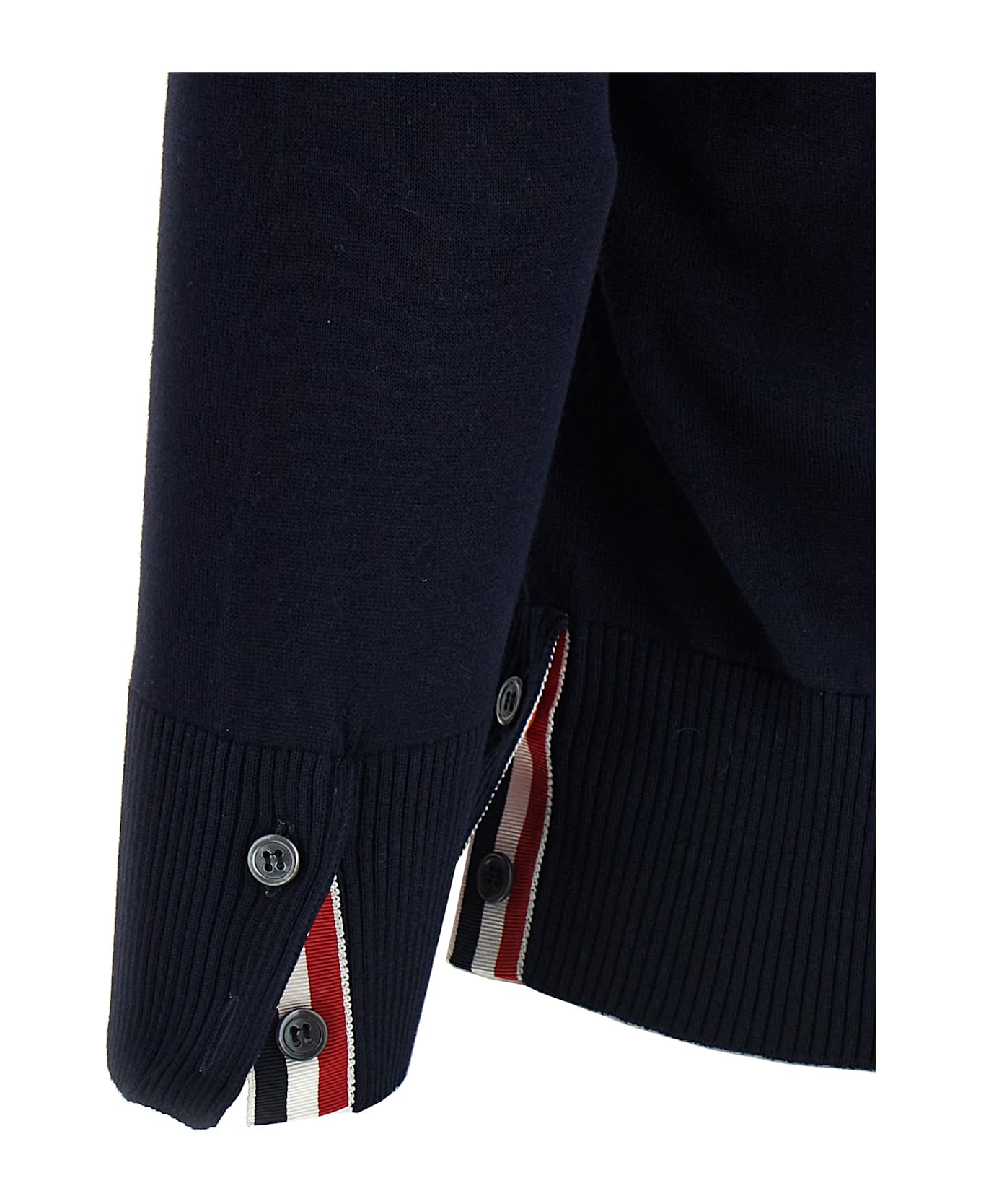 Thom Browne 4bar Cardigan - Blue