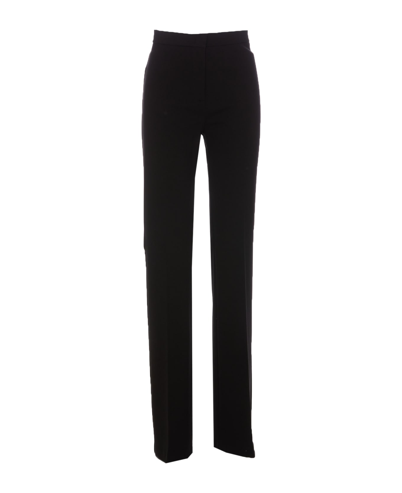 Pinko High-waisted Flared Trousers - NERO LIMOUSINE