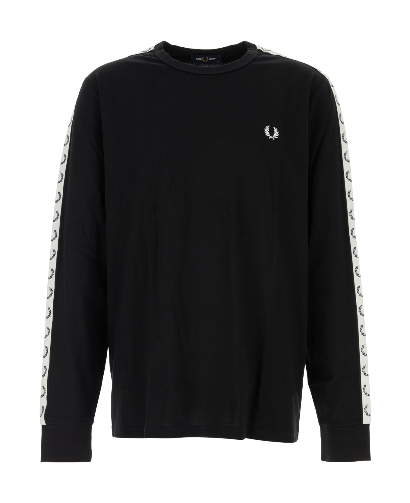 Fred Perry Fp Taped Long Sleeve T-shirt - 102