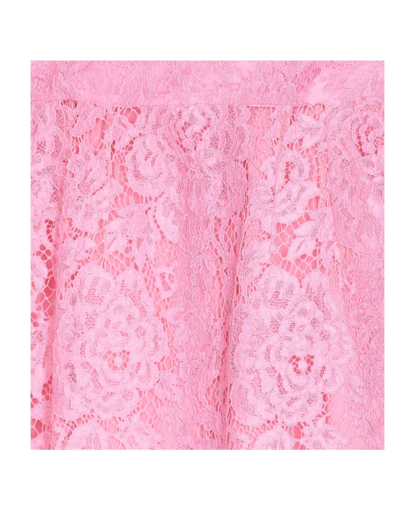Dolce & Gabbana Floral Lace Miniskirt - Pink スカート